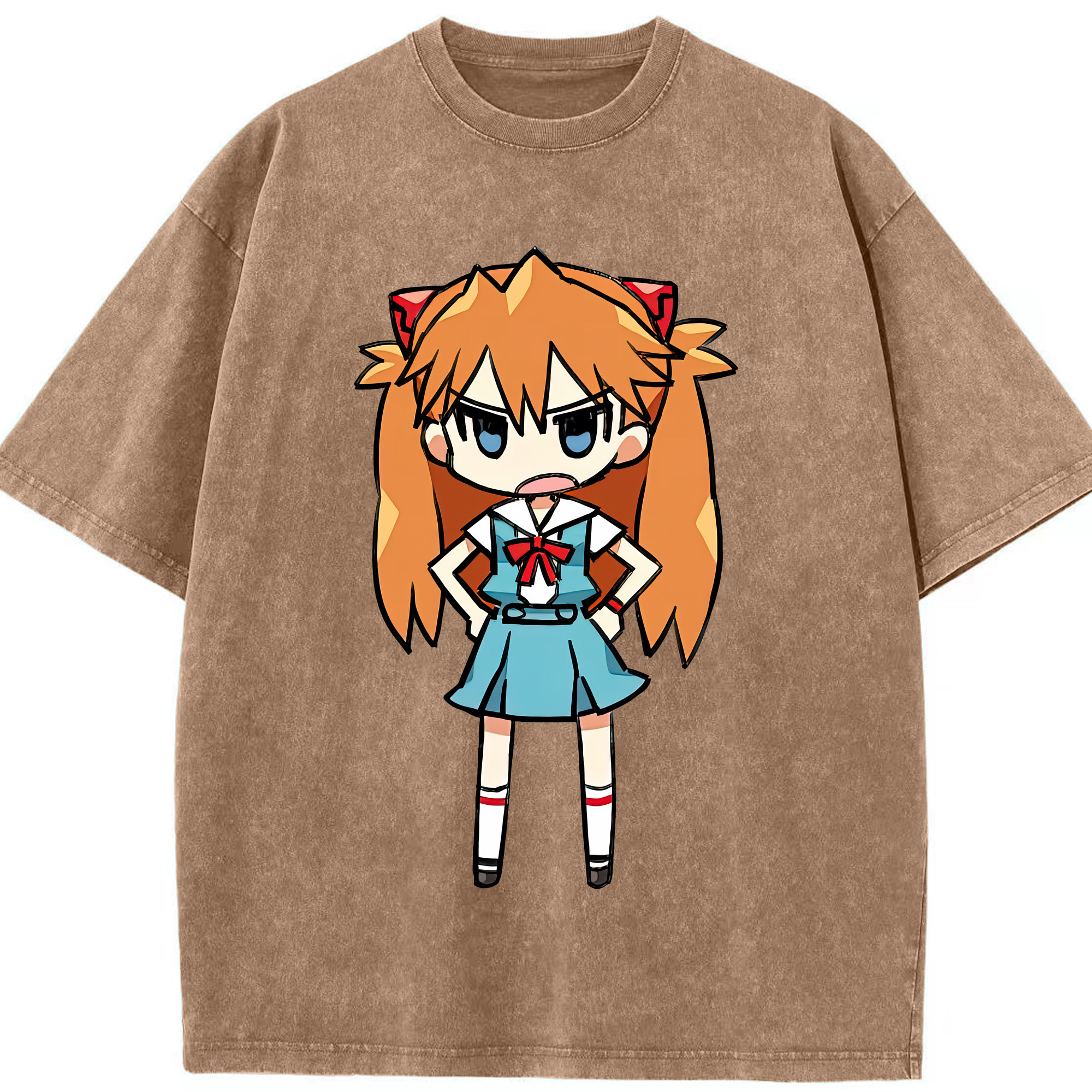 （画像用） EVA 新世紀エヴァンゲリオン 綿100% ヴィンテージ風 半袖Tシャツ（フロントプリント）