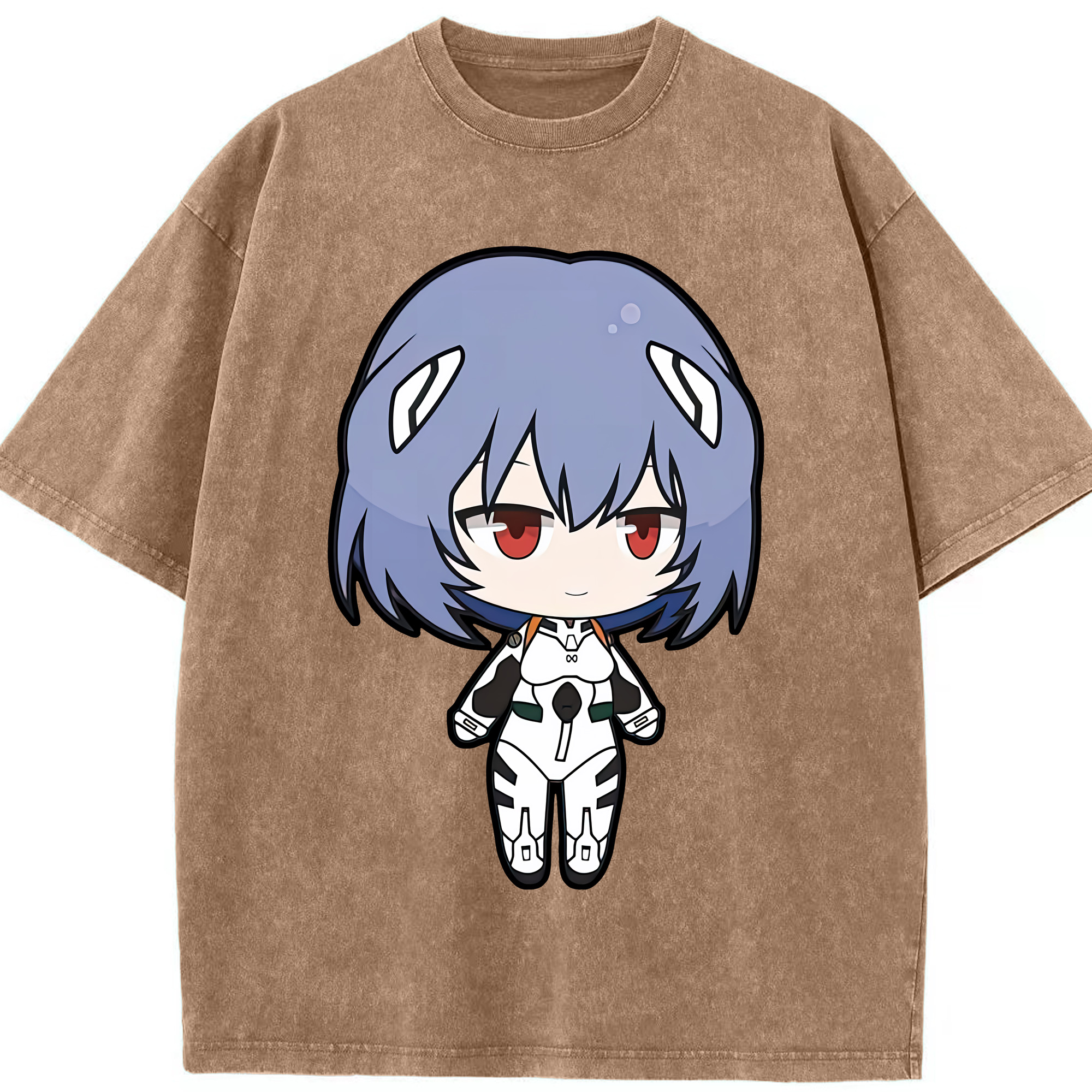 （画像用） EVA 新世紀エヴァンゲリオン 綿100% ヴィンテージ風 半袖Tシャツ（フロントプリント）