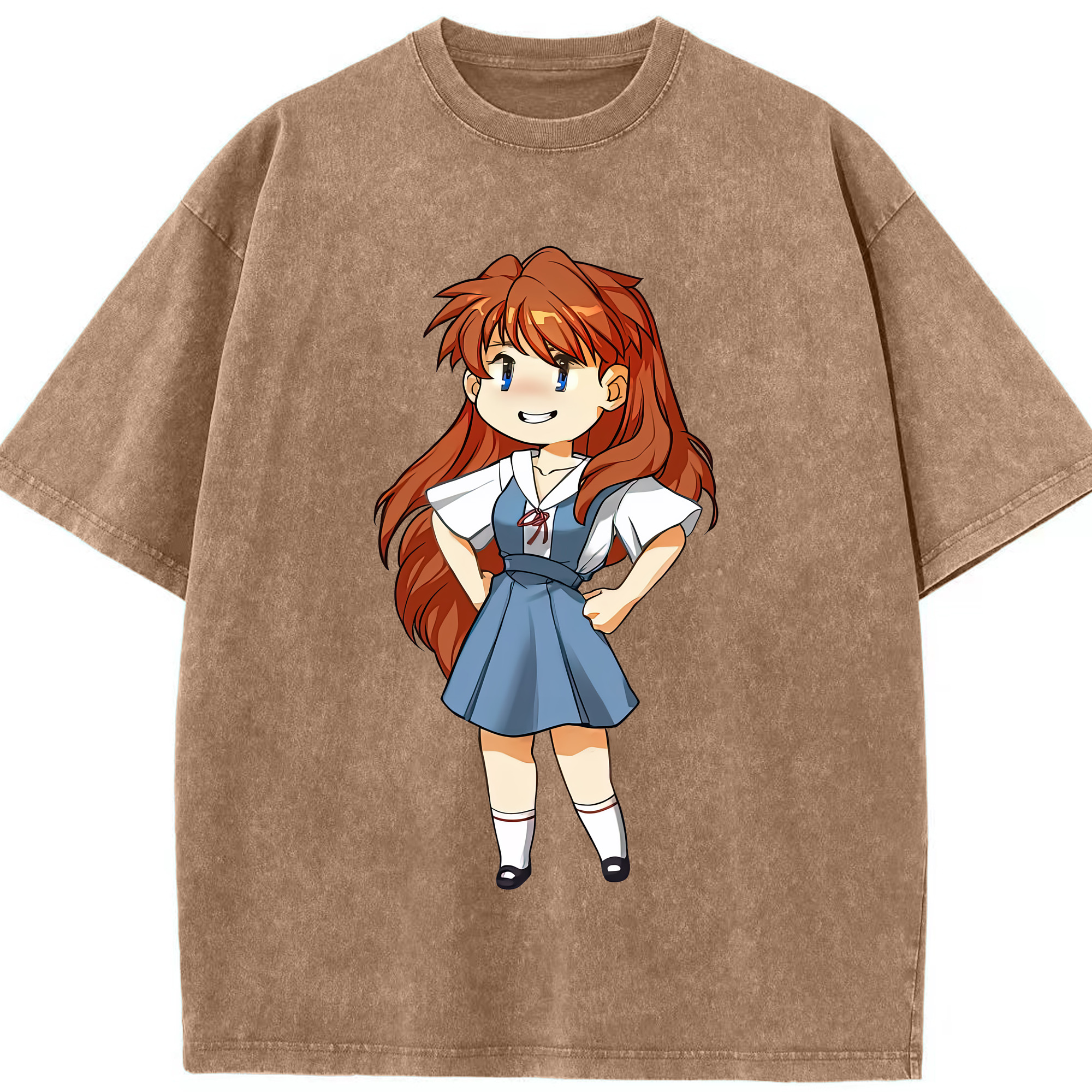 （画像用） EVA 新世紀エヴァンゲリオン 綿100% ヴィンテージ風 半袖Tシャツ（フロントプリント）
