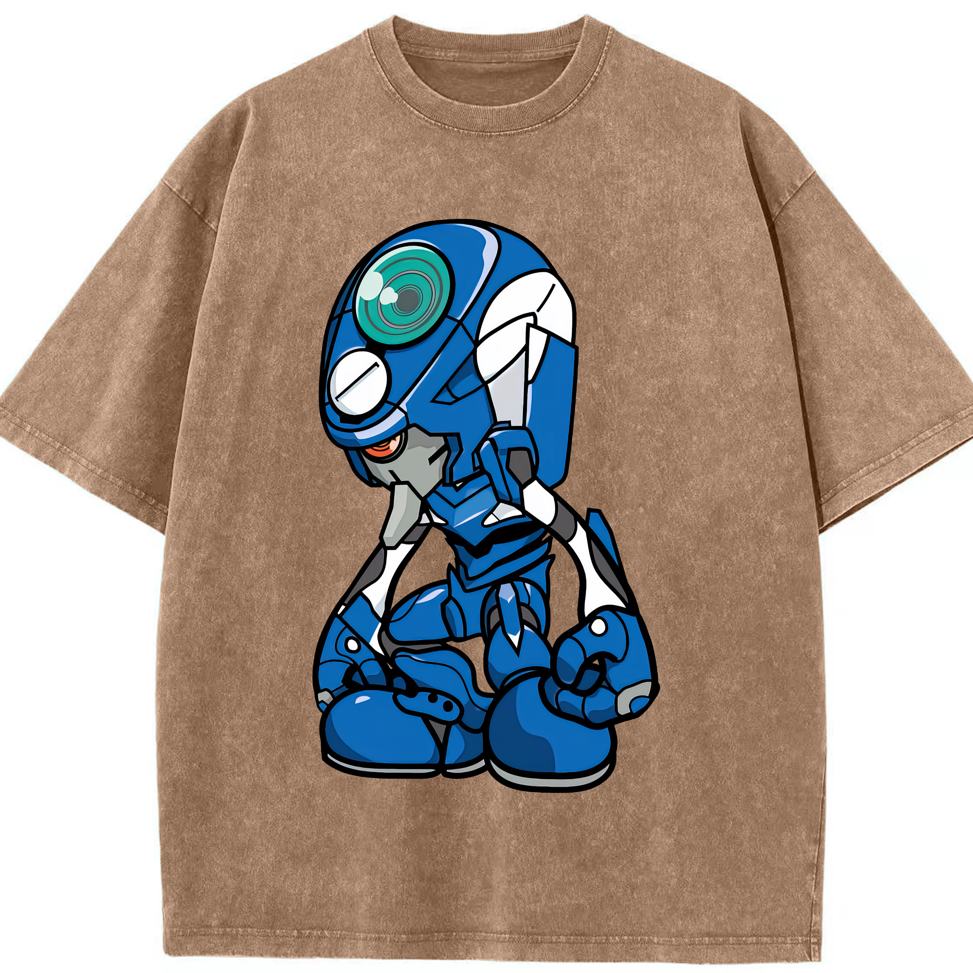 （画像用） EVA 新世紀エヴァンゲリオン 綿100% ヴィンテージ風 半袖Tシャツ（フロントプリント）