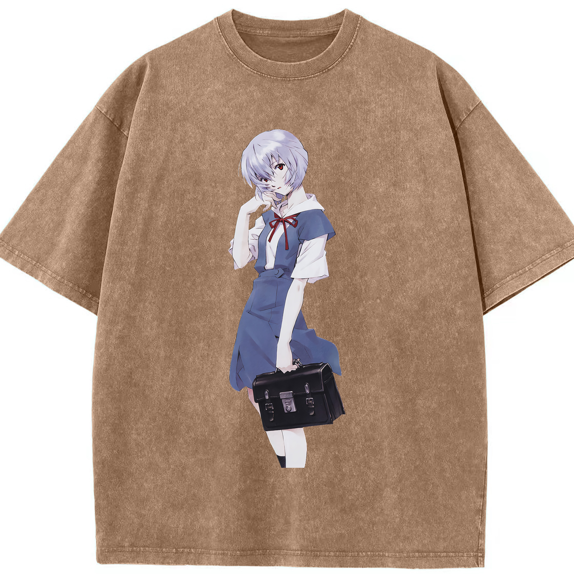 （画像用） EVA 新世紀エヴァンゲリオン 綿100% ヴィンテージ風 半袖Tシャツ（フロントプリント）