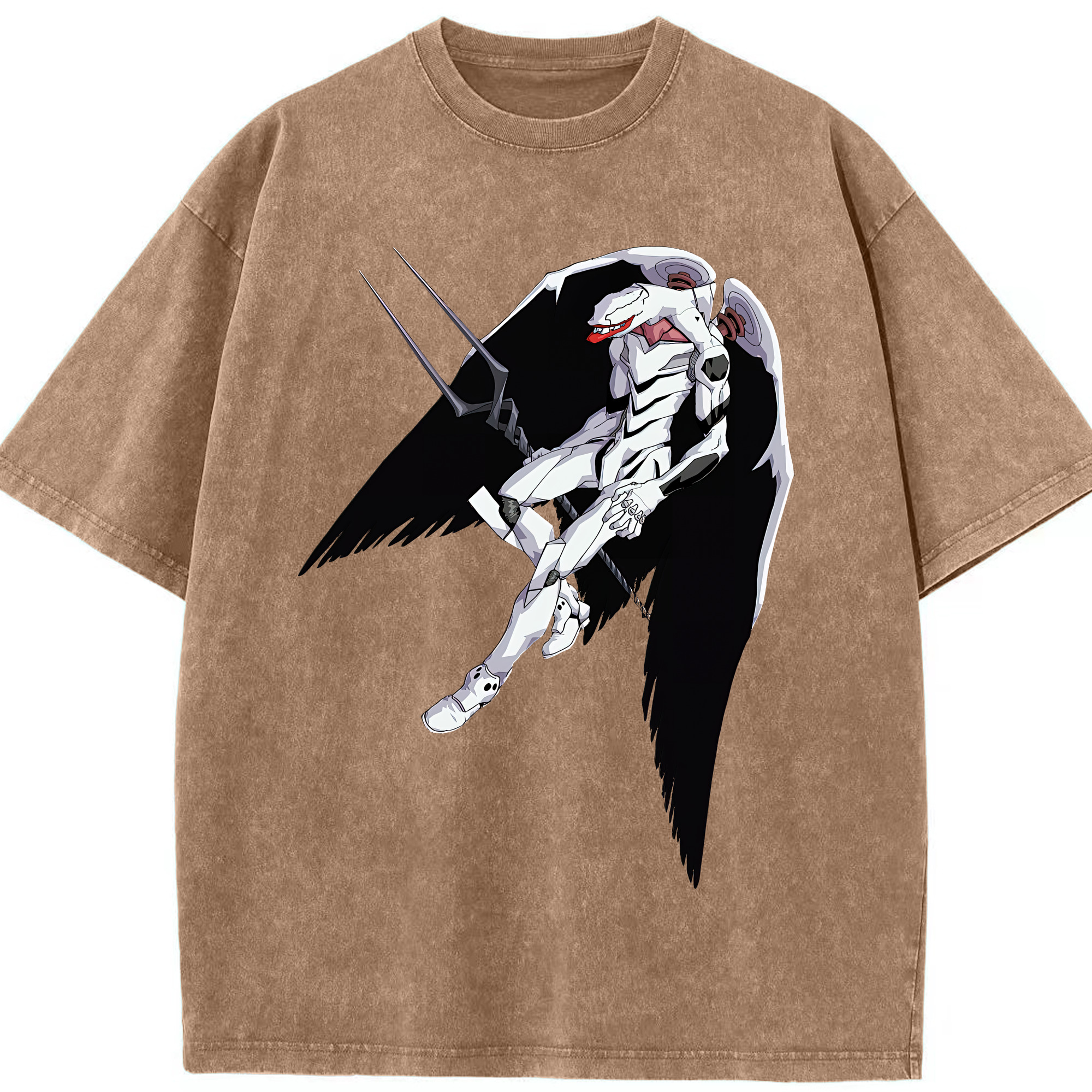 （画像用） EVA 新世紀エヴァンゲリオン 綿100% ヴィンテージ風 半袖Tシャツ（フロントプリント）