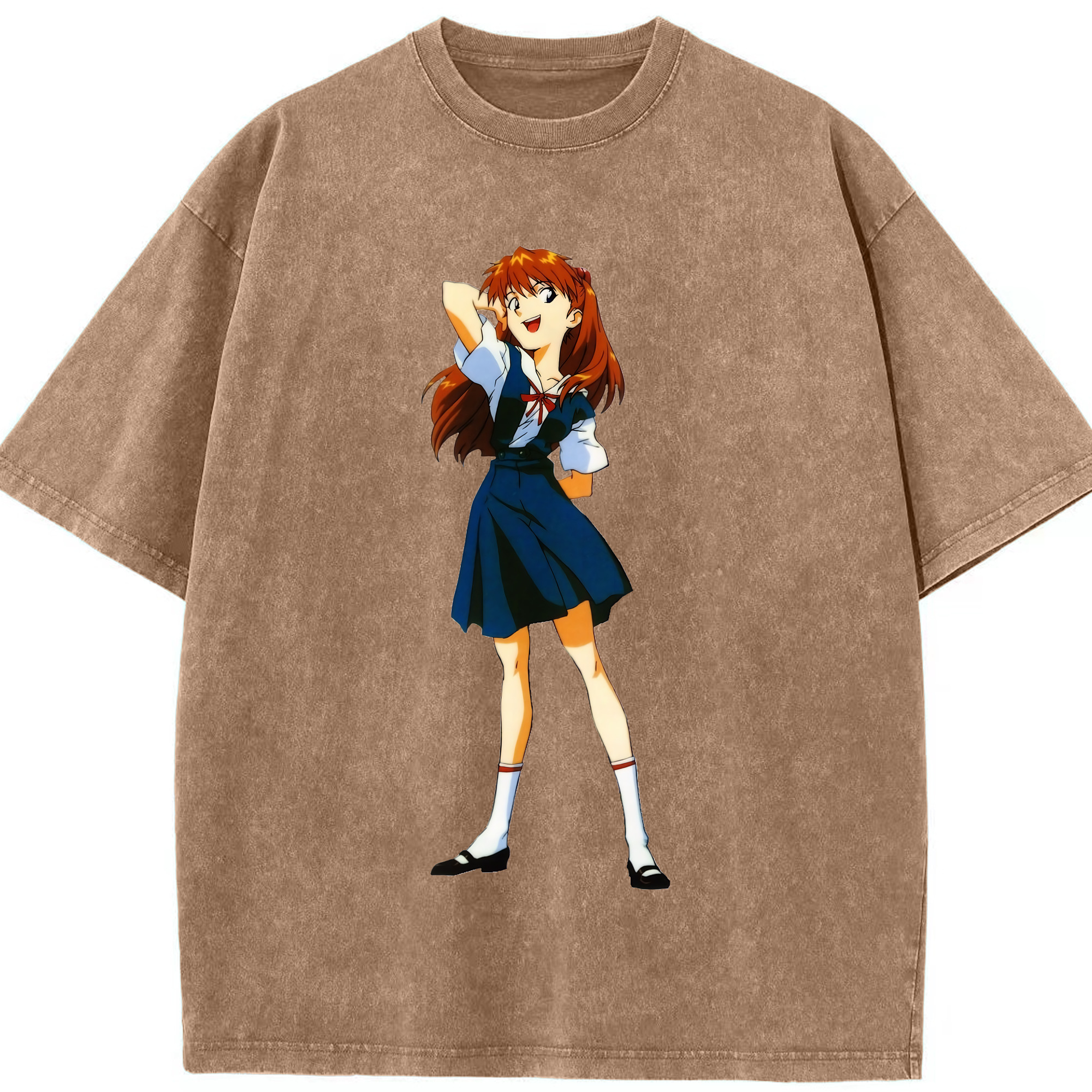 （画像用） EVA 新世紀エヴァンゲリオン 綿100% ヴィンテージ風 半袖Tシャツ（フロントプリント）