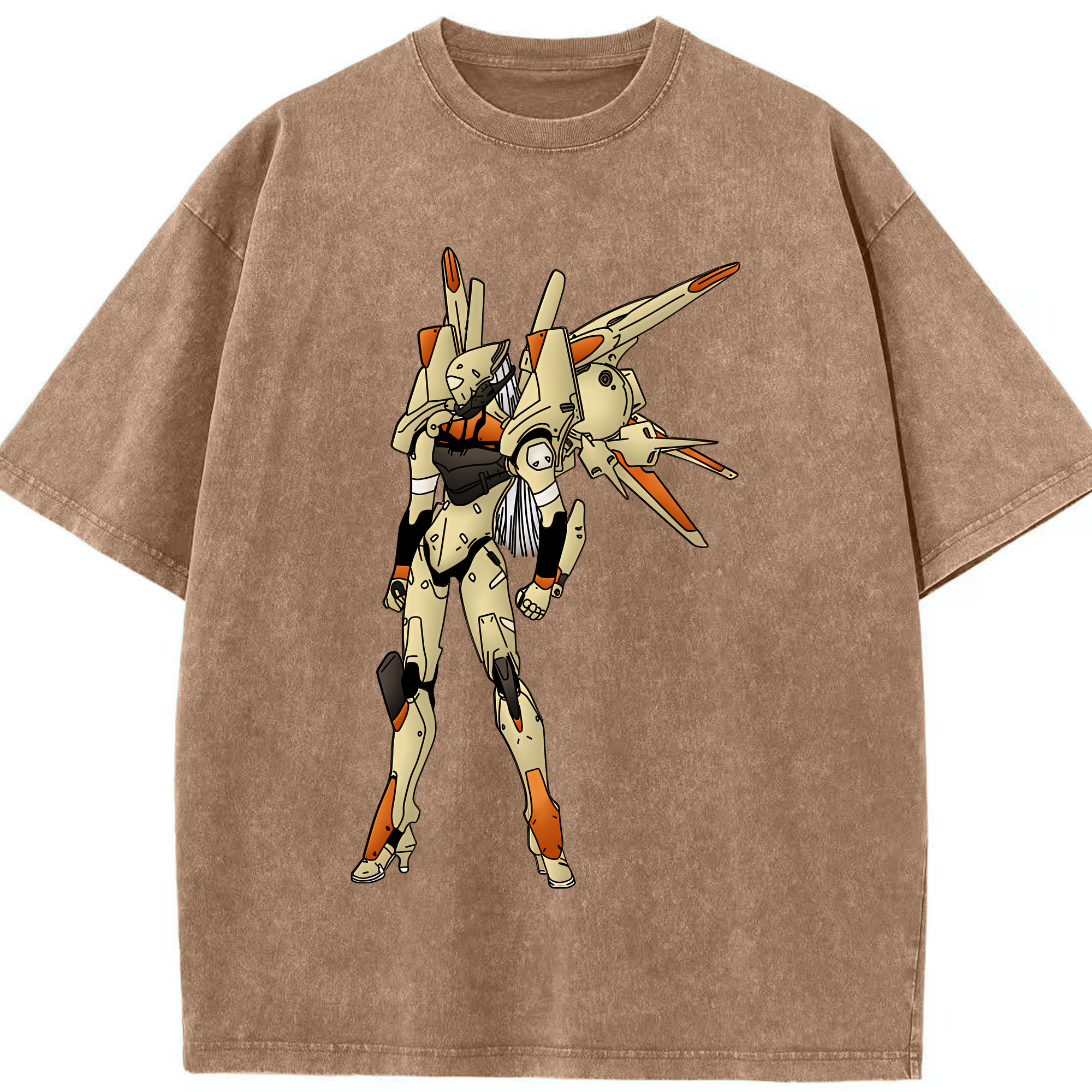 （画像用） EVA 新世紀エヴァンゲリオン 綿100% ヴィンテージ風 半袖Tシャツ（フロントプリント）