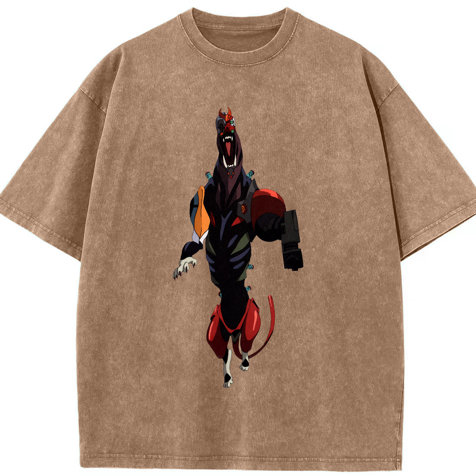 （画像用） EVA 新世紀エヴァンゲリオン 綿100% ヴィンテージ風 半袖Tシャツ（フロントプリント）