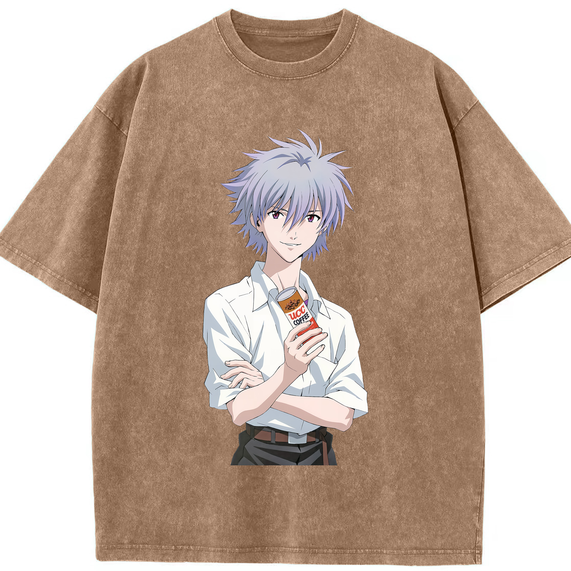 （画像用） EVA 新世紀エヴァンゲリオン 綿100% ヴィンテージ風 半袖Tシャツ（フロントプリント）