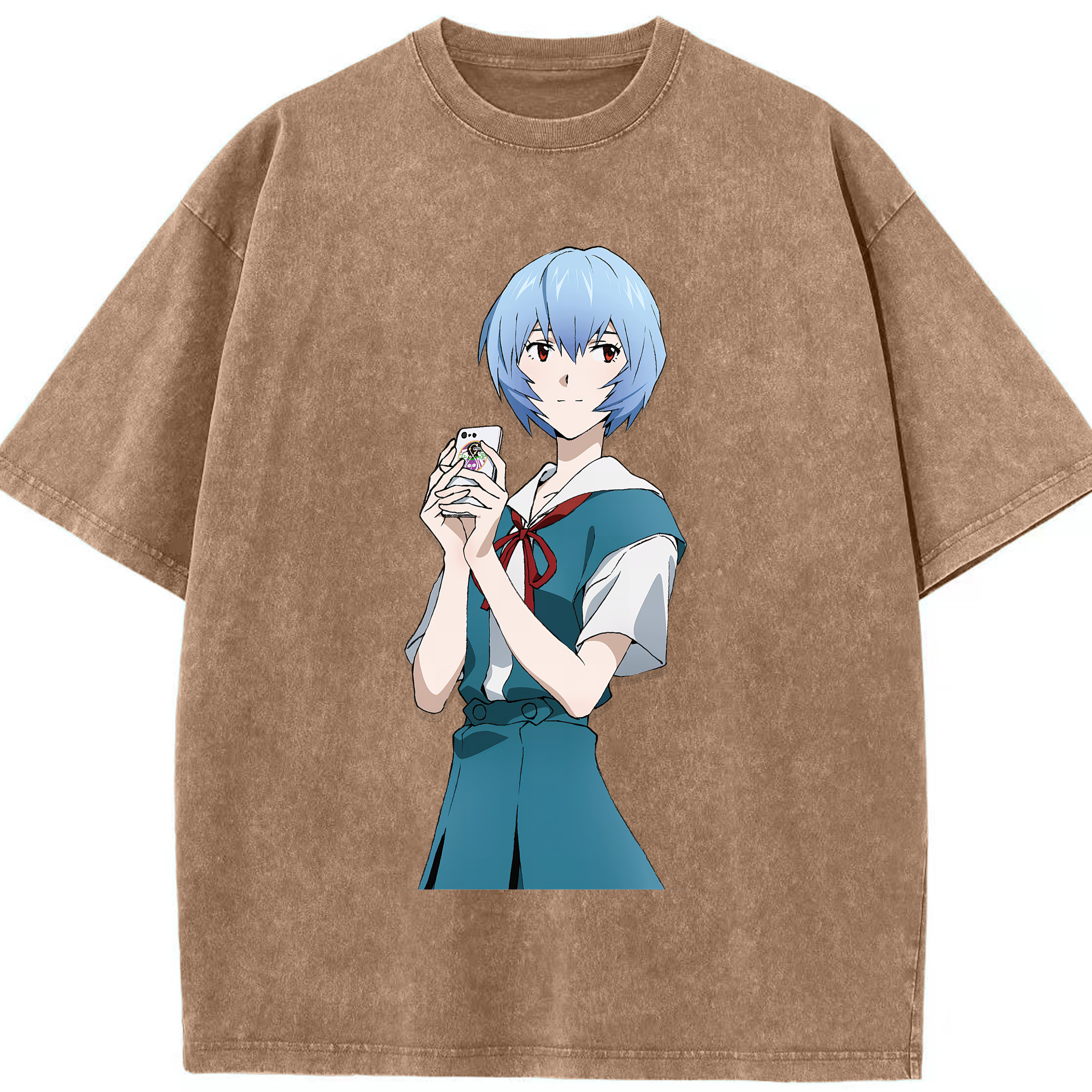 （画像用） EVA 新世紀エヴァンゲリオン 綿100% ヴィンテージ風 半袖Tシャツ（フロントプリント）