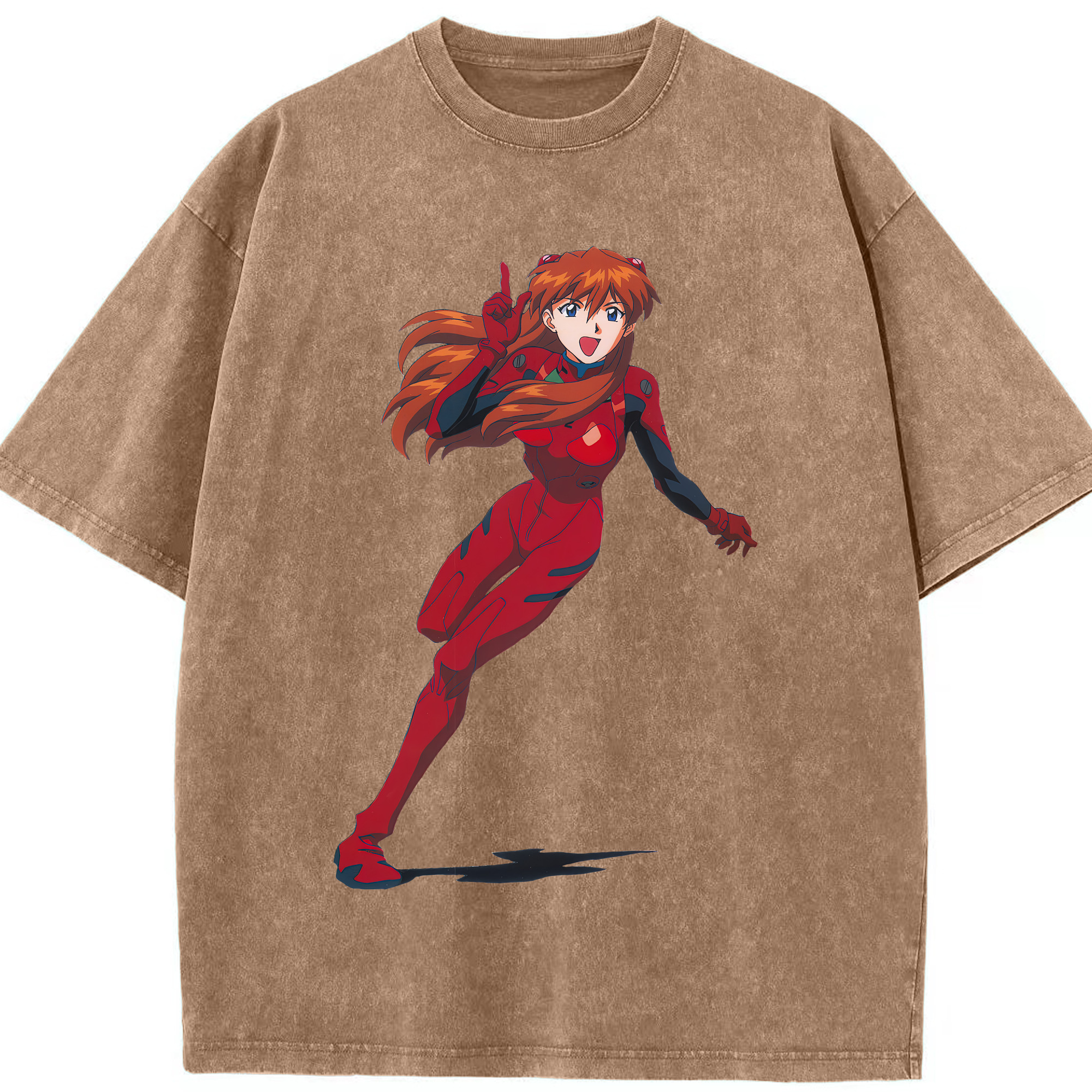 （画像用） EVA 新世紀エヴァンゲリオン 綿100% ヴィンテージ風 半袖Tシャツ（フロントプリント）