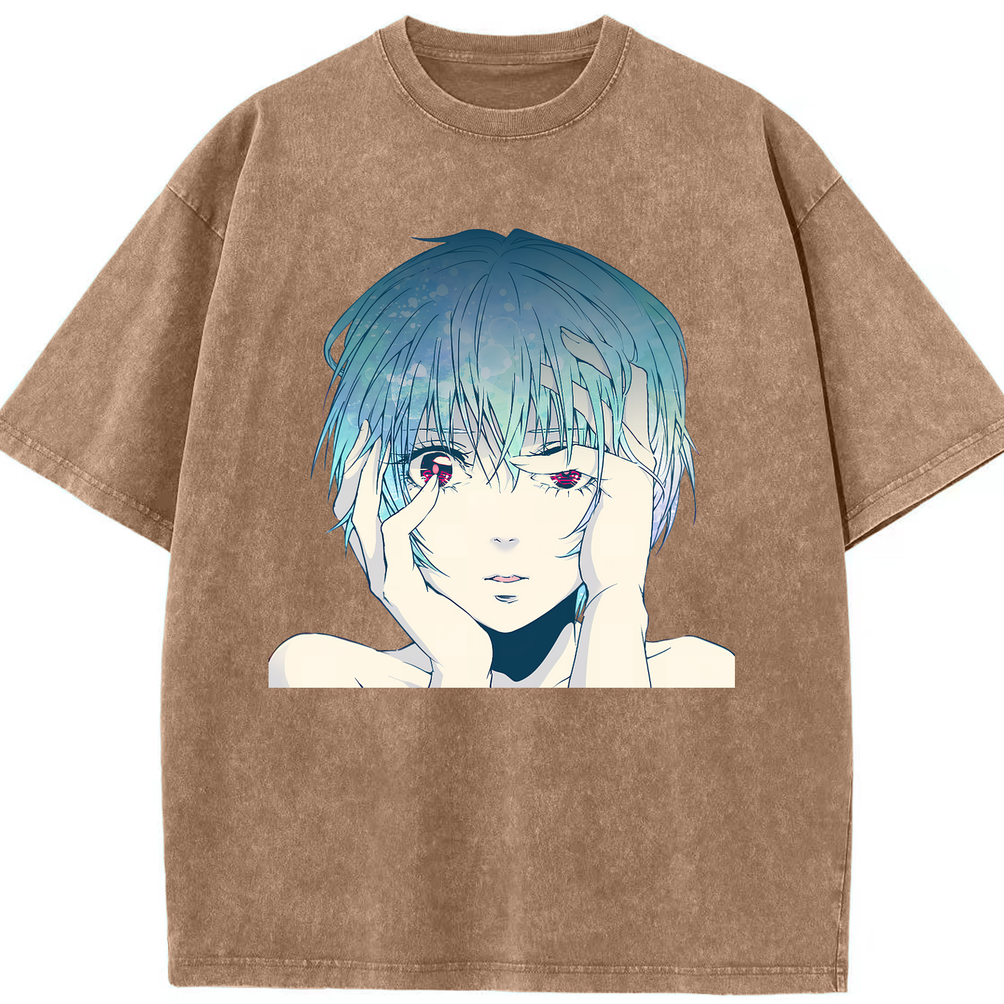 （画像用） EVA 新世紀エヴァンゲリオン 綿100% ヴィンテージ風 半袖Tシャツ（フロントプリント）