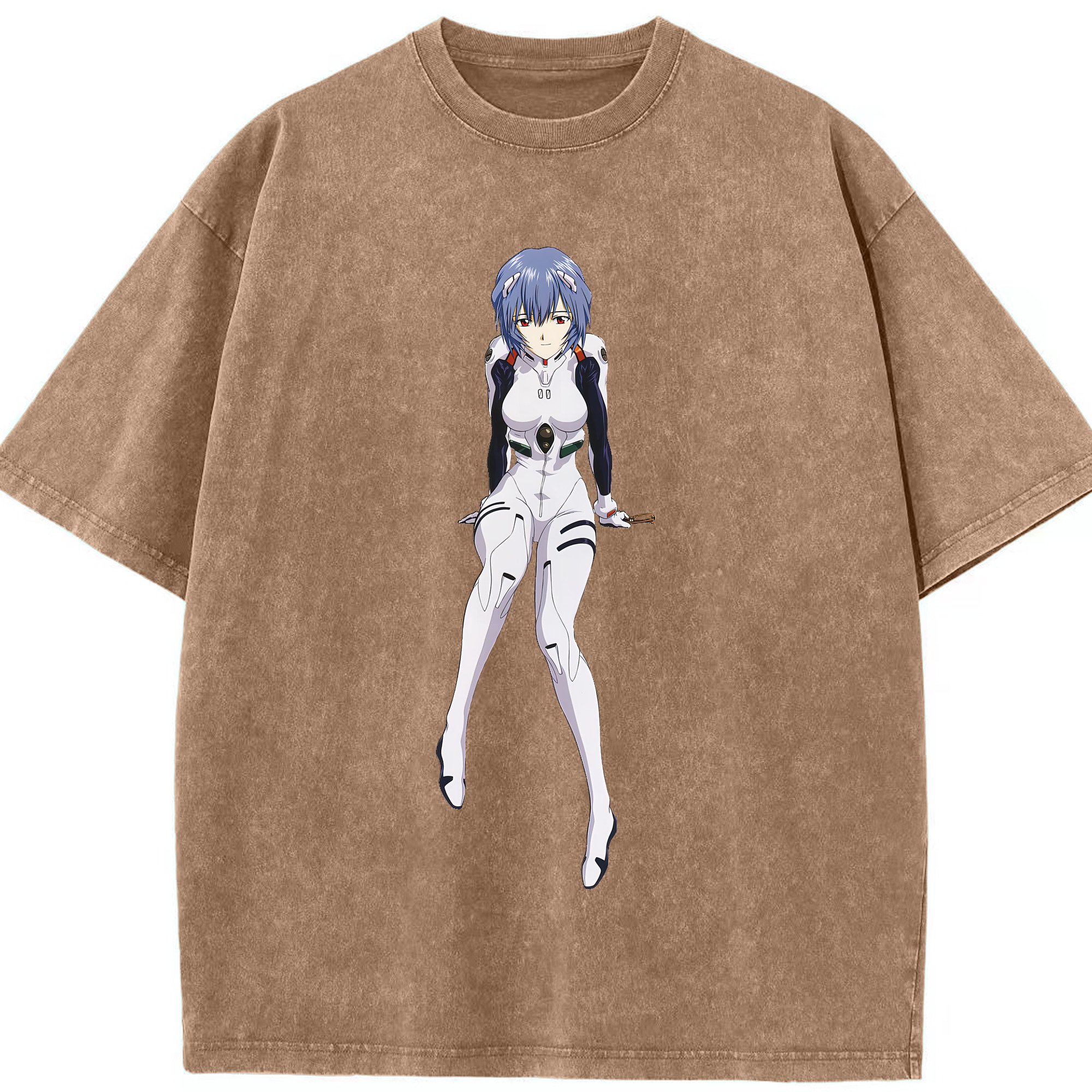 （画像用） EVA 新世紀エヴァンゲリオン 綿100% ヴィンテージ風 半袖Tシャツ（フロントプリント）