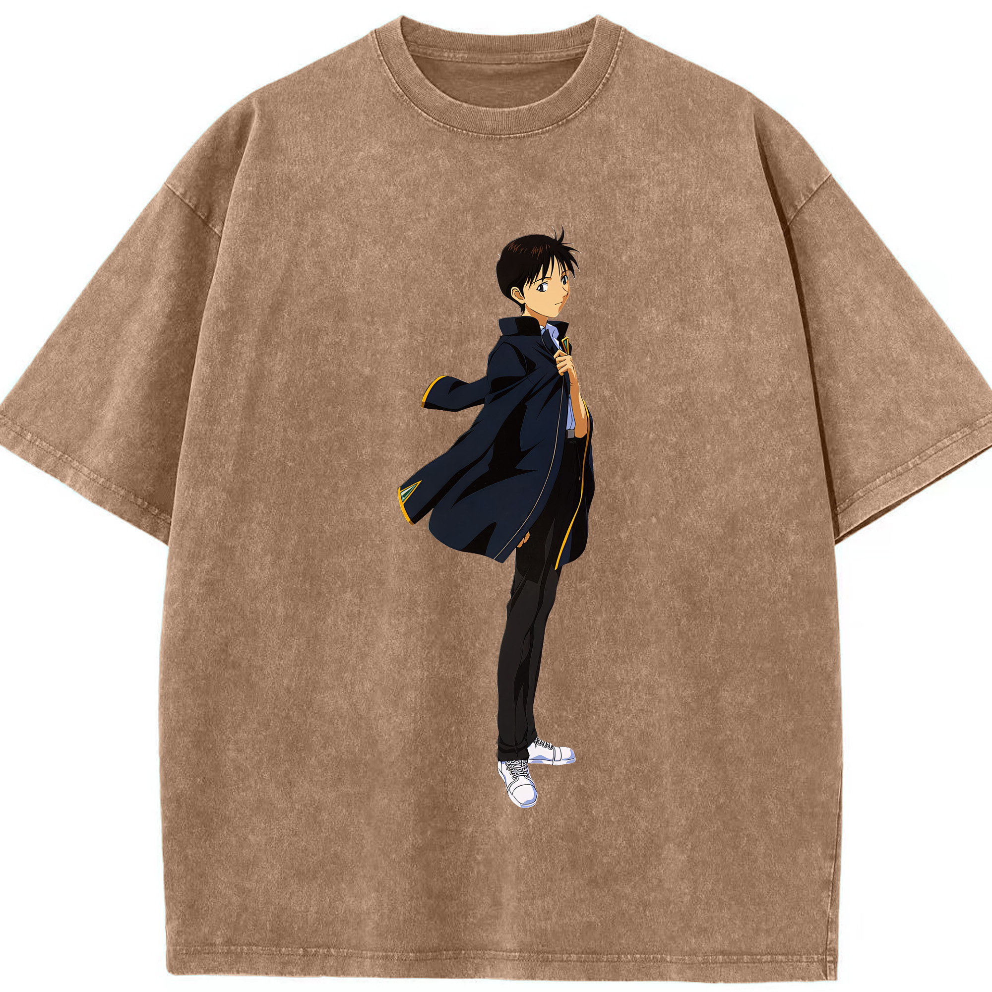 （画像用） EVA 新世紀エヴァンゲリオン 綿100% ヴィンテージ風 半袖Tシャツ（フロントプリント）