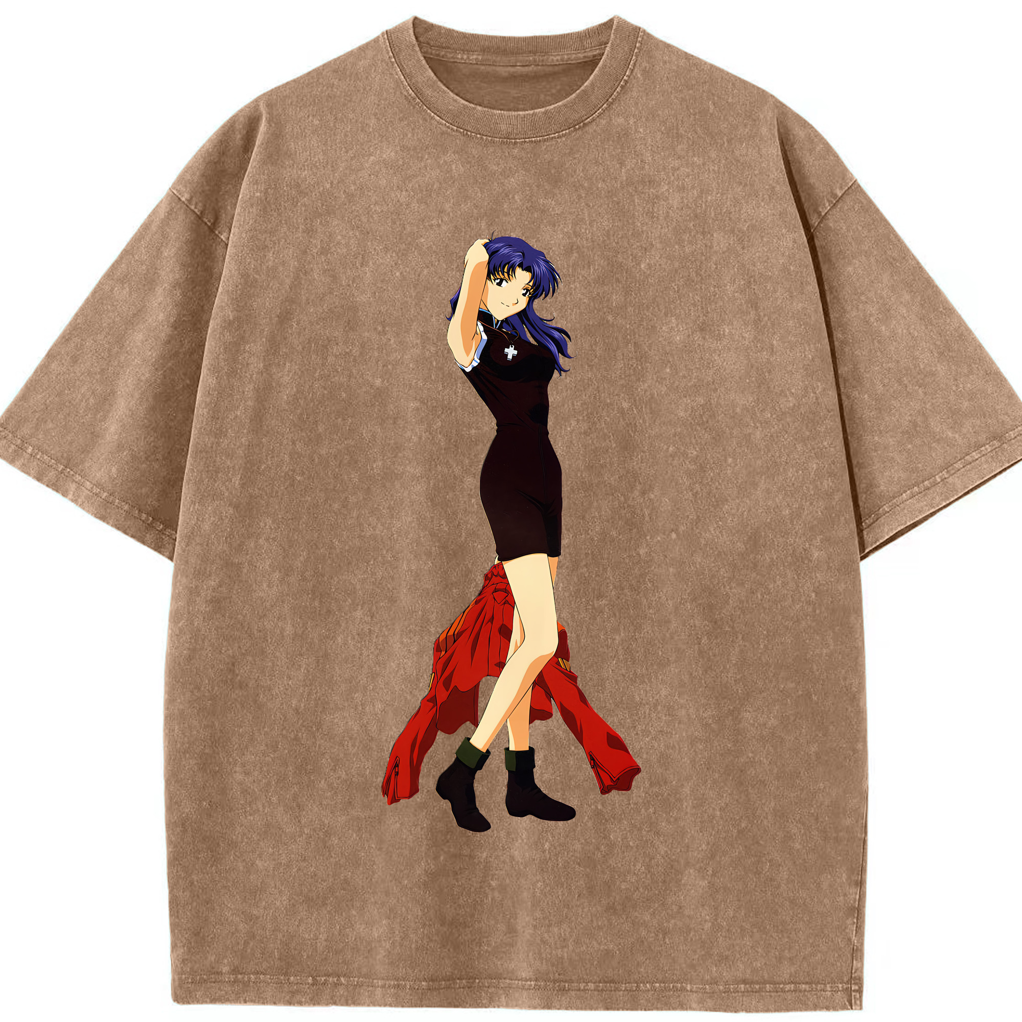 （画像用） EVA 新世紀エヴァンゲリオン 綿100% ヴィンテージ風 半袖Tシャツ（フロントプリント）