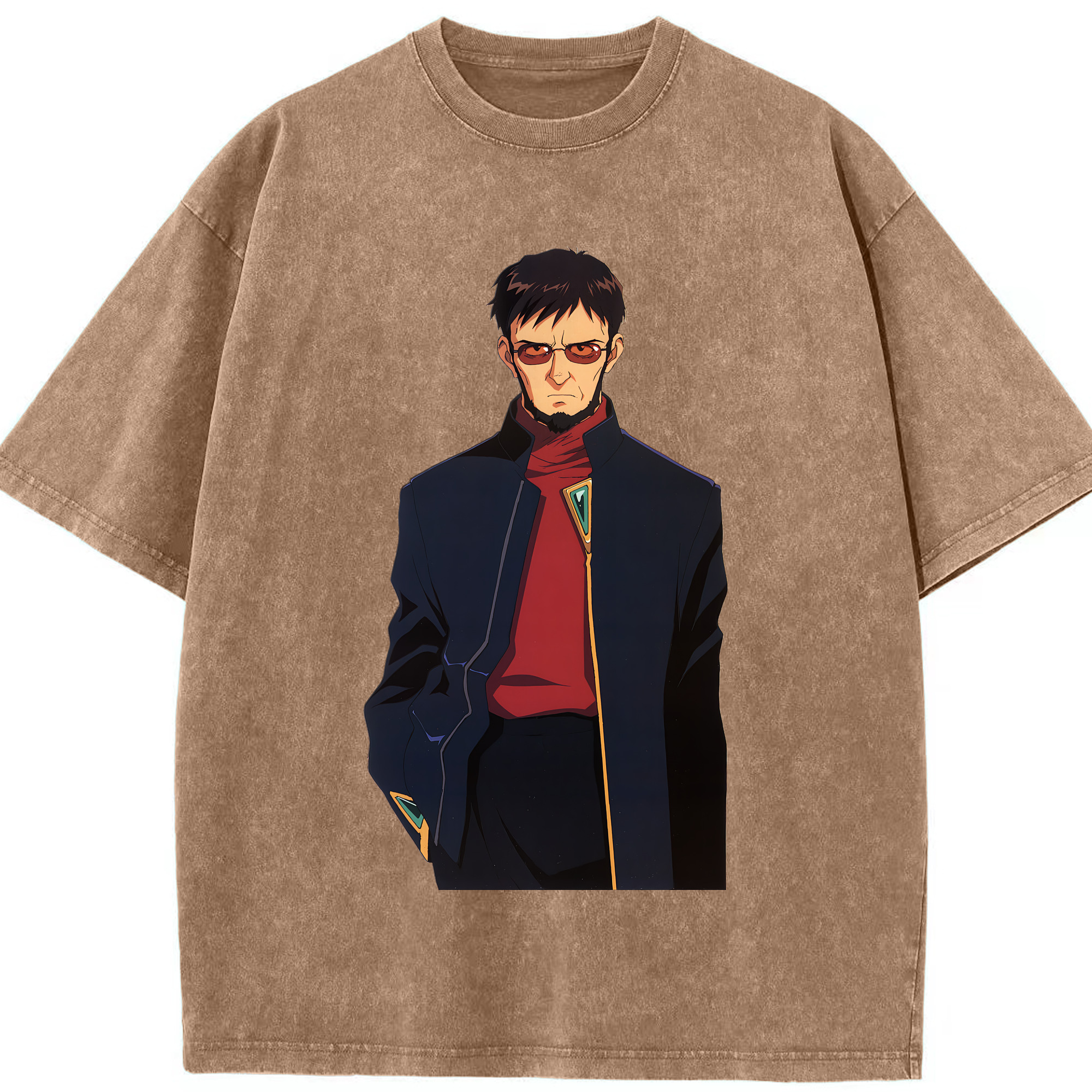 （画像用） EVA 新世紀エヴァンゲリオン 綿100% ヴィンテージ風 半袖Tシャツ（フロントプリント）