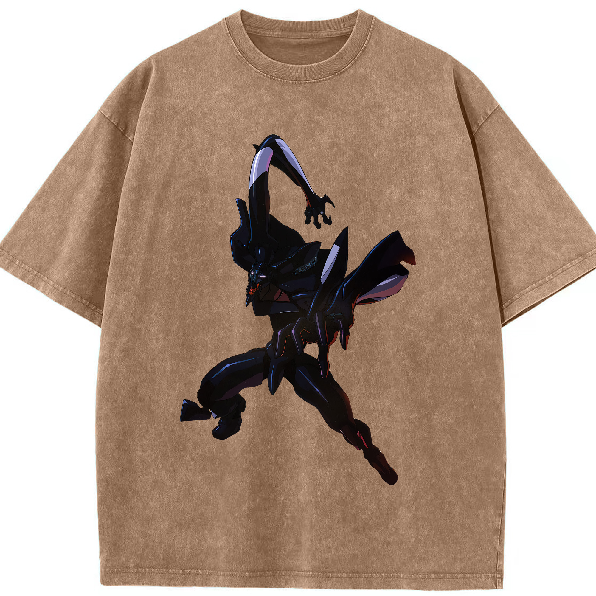 （画像用） EVA 新世紀エヴァンゲリオン 綿100% ヴィンテージ風 半袖Tシャツ（フロントプリント）