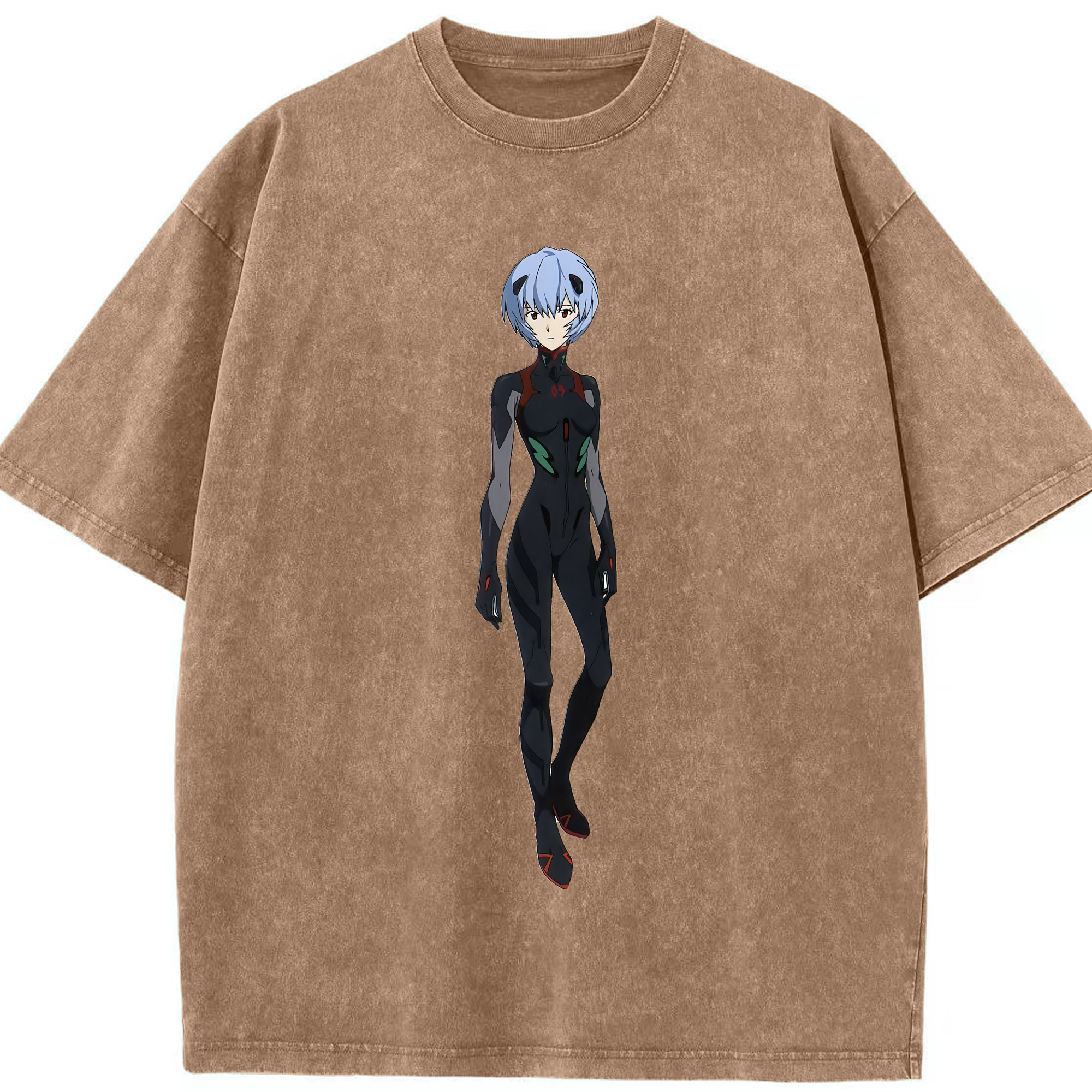 （画像用） EVA 新世紀エヴァンゲリオン 綿100% ヴィンテージ風 半袖Tシャツ（フロントプリント）