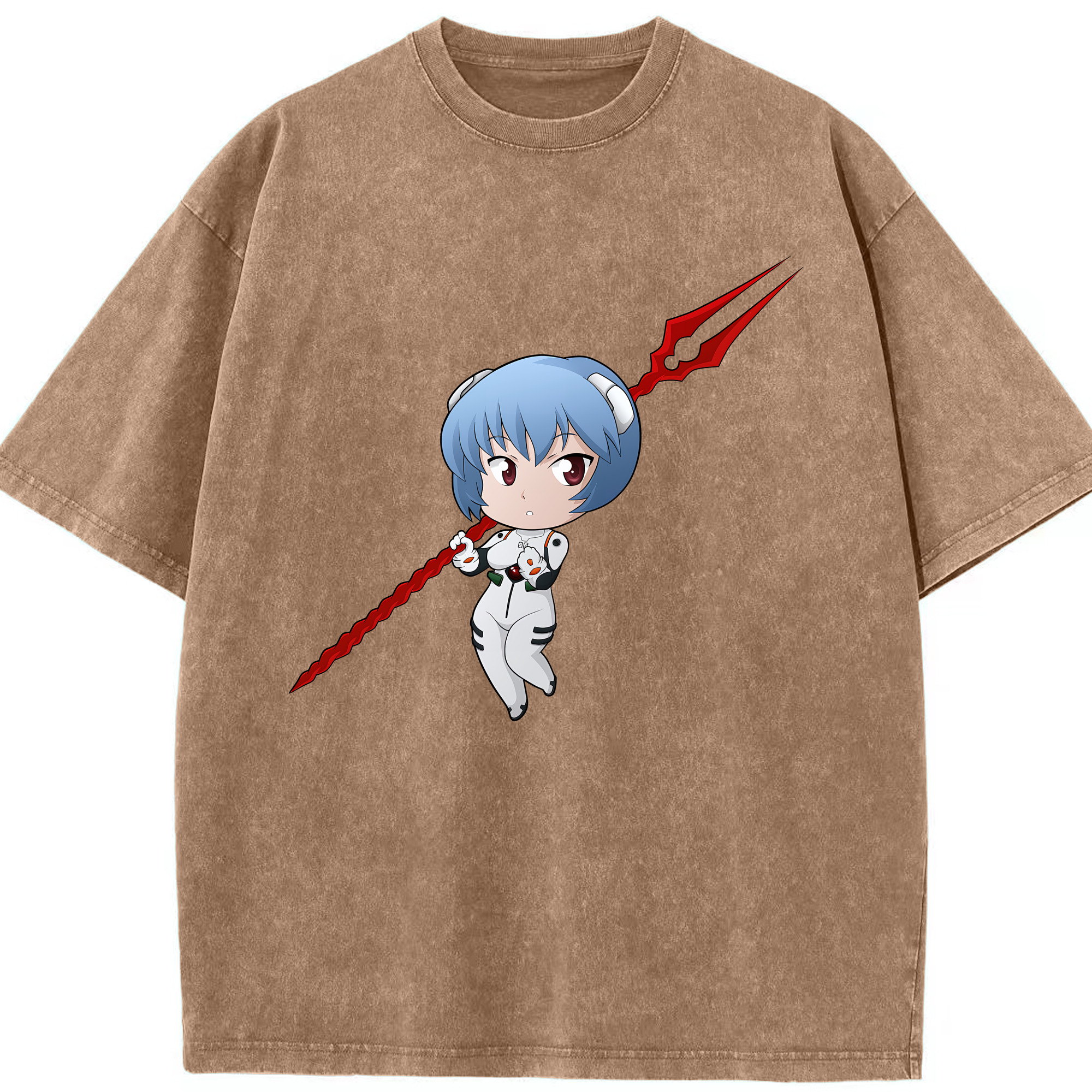 （画像用） EVA 新世紀エヴァンゲリオン 綿100% ヴィンテージ風 半袖Tシャツ（フロントプリント）