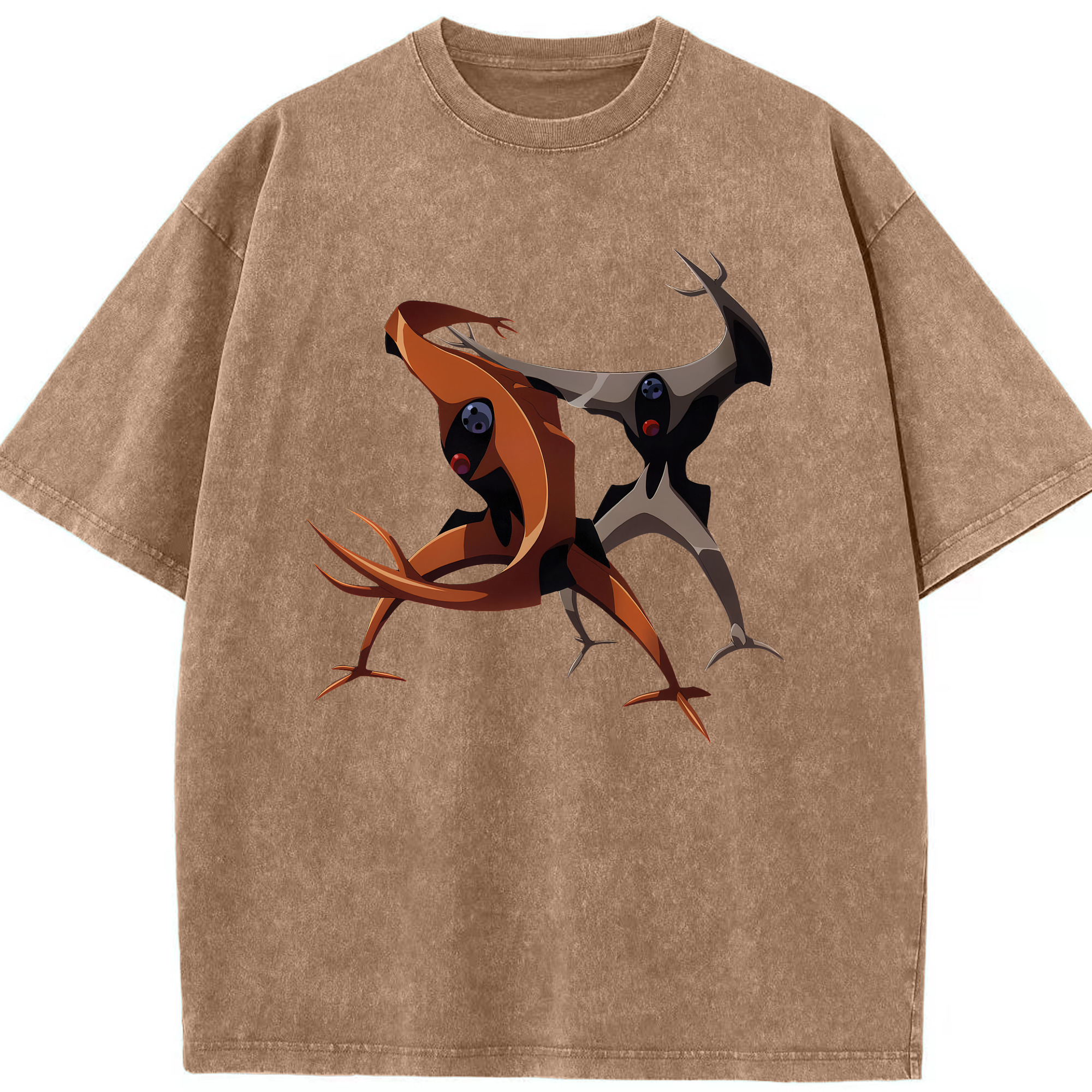 （画像用） EVA 新世紀エヴァンゲリオン 綿100% ヴィンテージ風 半袖Tシャツ（フロントプリント）