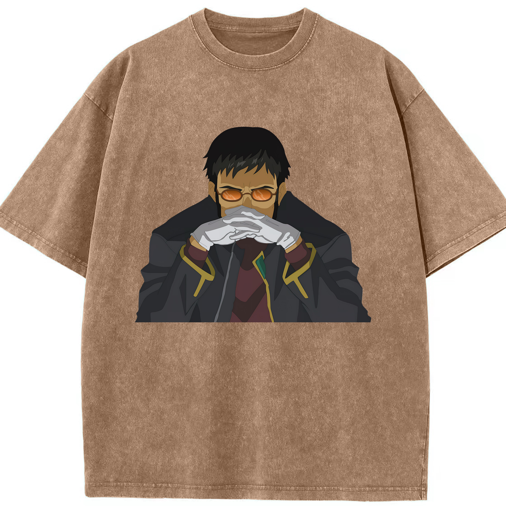 （画像用） EVA 新世紀エヴァンゲリオン 綿100% ヴィンテージ風 半袖Tシャツ（フロントプリント）