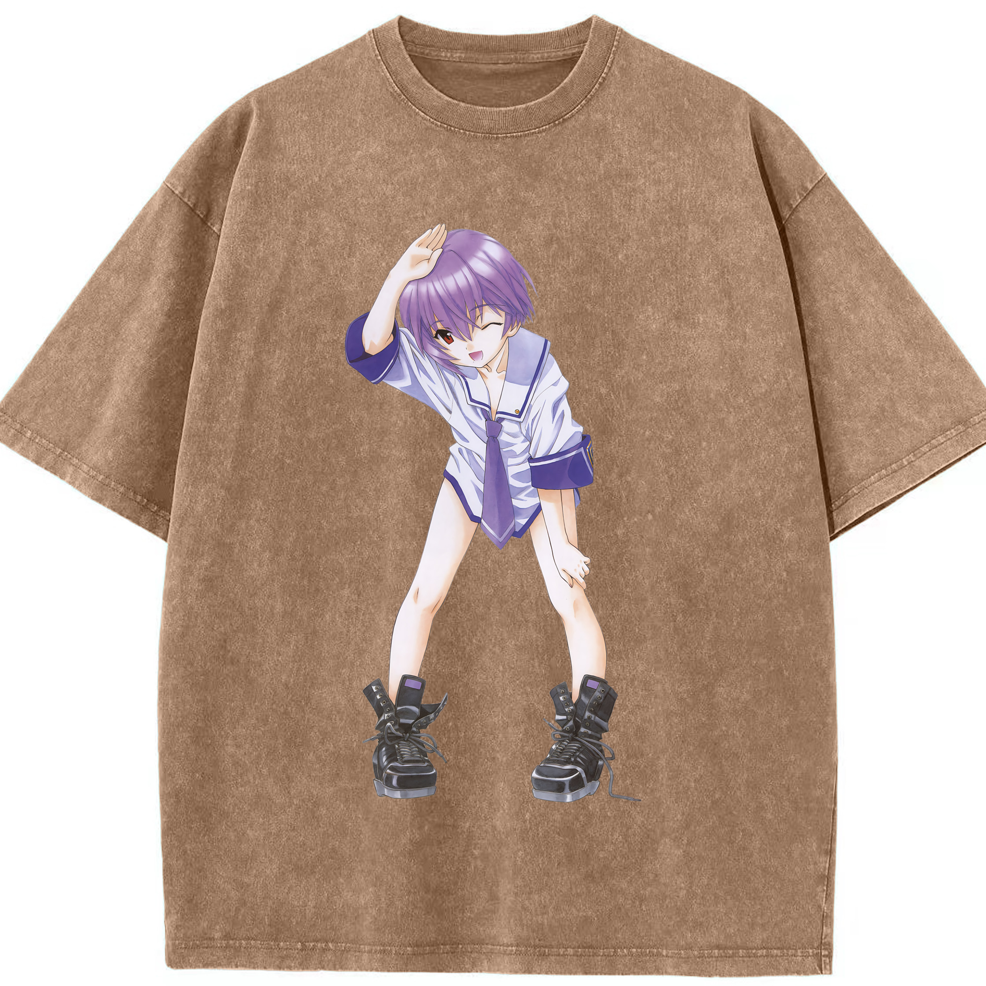 （画像用） EVA 新世紀エヴァンゲリオン 綿100% ヴィンテージ風 半袖Tシャツ（フロントプリント）