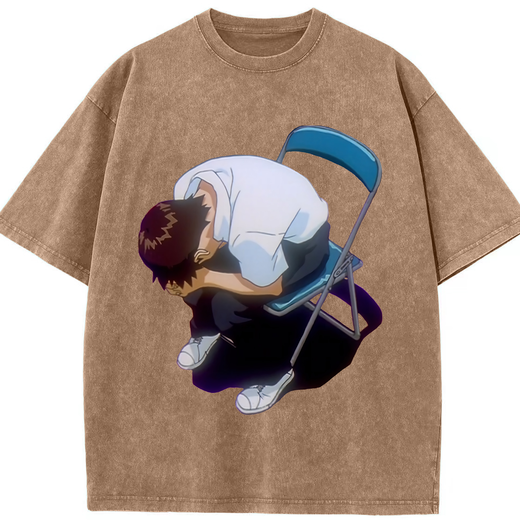 （画像用） EVA 新世紀エヴァンゲリオン 綿100% ヴィンテージ風 半袖Tシャツ（フロントプリント）