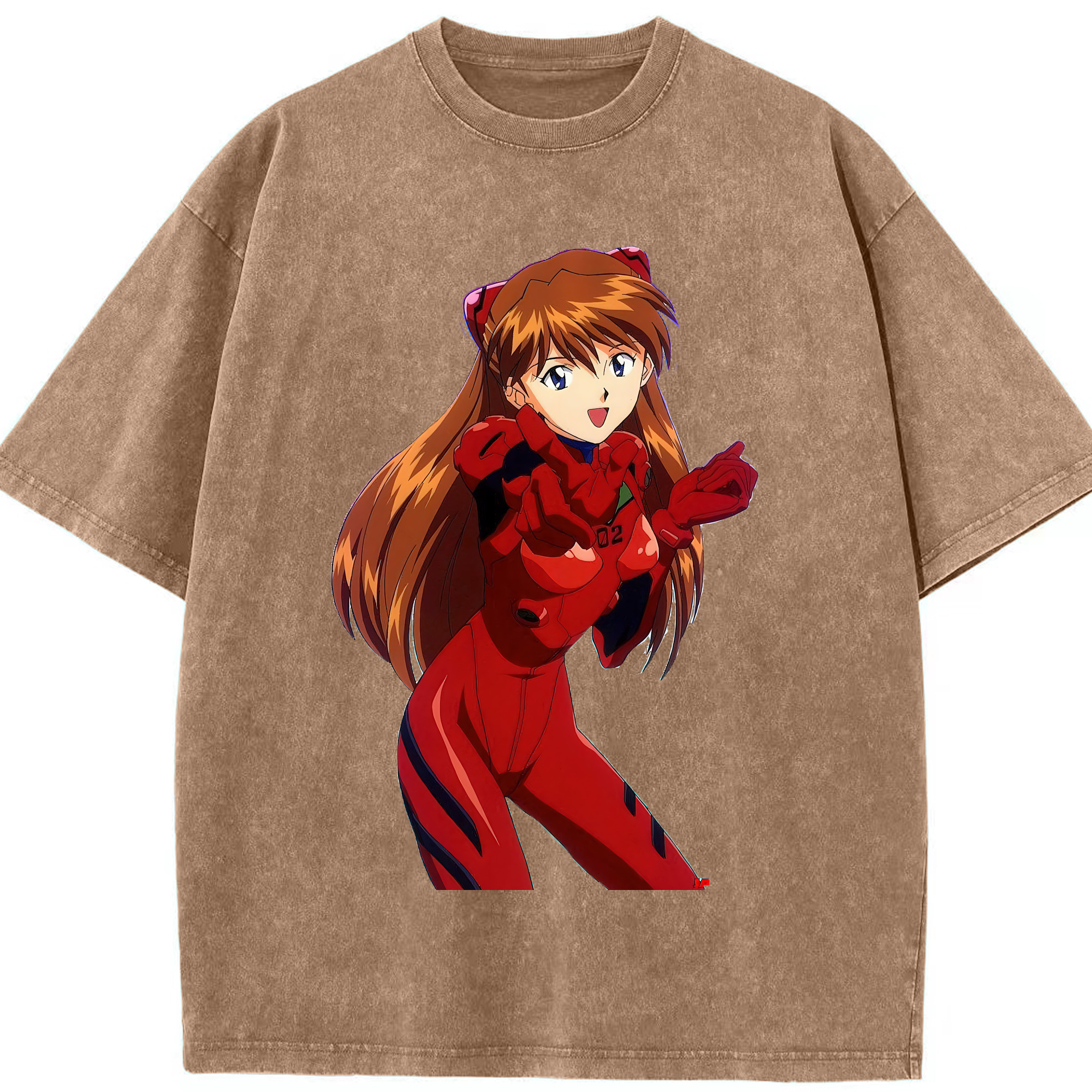 （画像用） EVA 新世紀エヴァンゲリオン 綿100% ヴィンテージ風 半袖Tシャツ（フロントプリント）