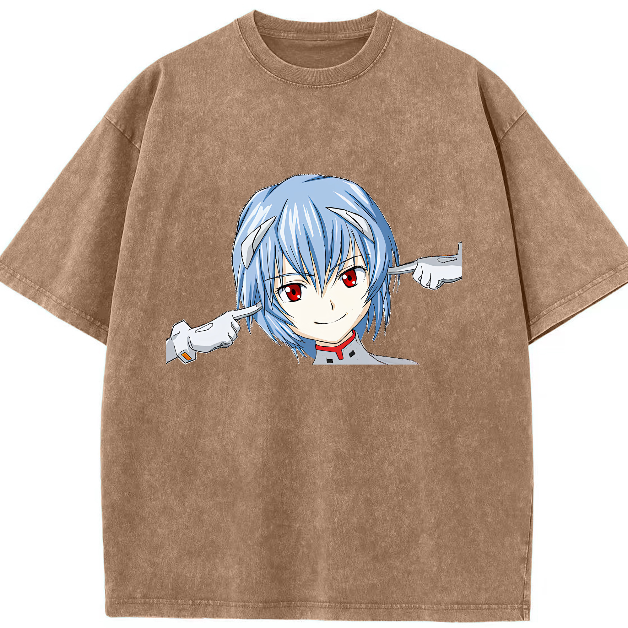 （画像用） EVA 新世紀エヴァンゲリオン 綿100% ヴィンテージ風 半袖Tシャツ（フロントプリント）