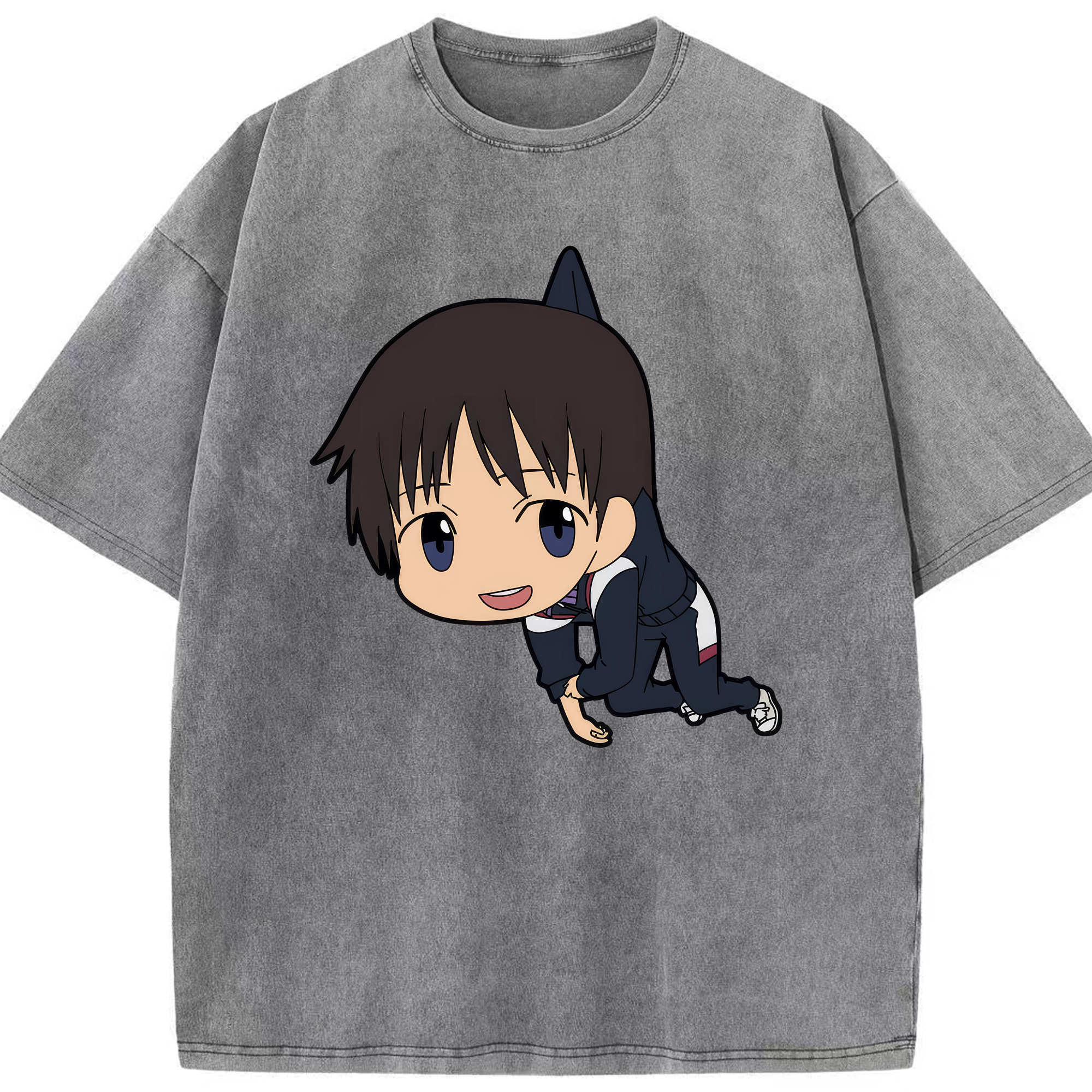 （画像用） EVA 新世紀エヴァンゲリオン 綿100% ヴィンテージ風 半袖Tシャツ（フロントプリント）