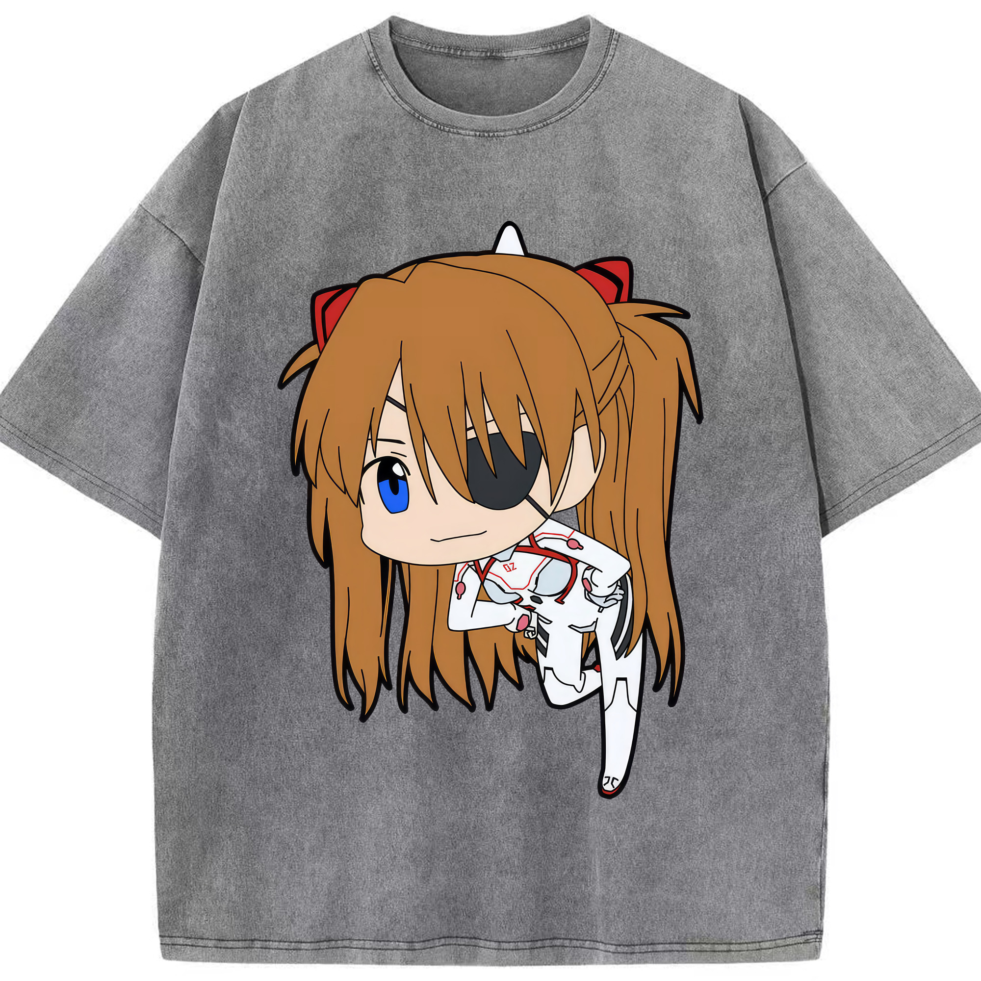（画像用） EVA 新世紀エヴァンゲリオン 綿100% ヴィンテージ風 半袖Tシャツ（フロントプリント）