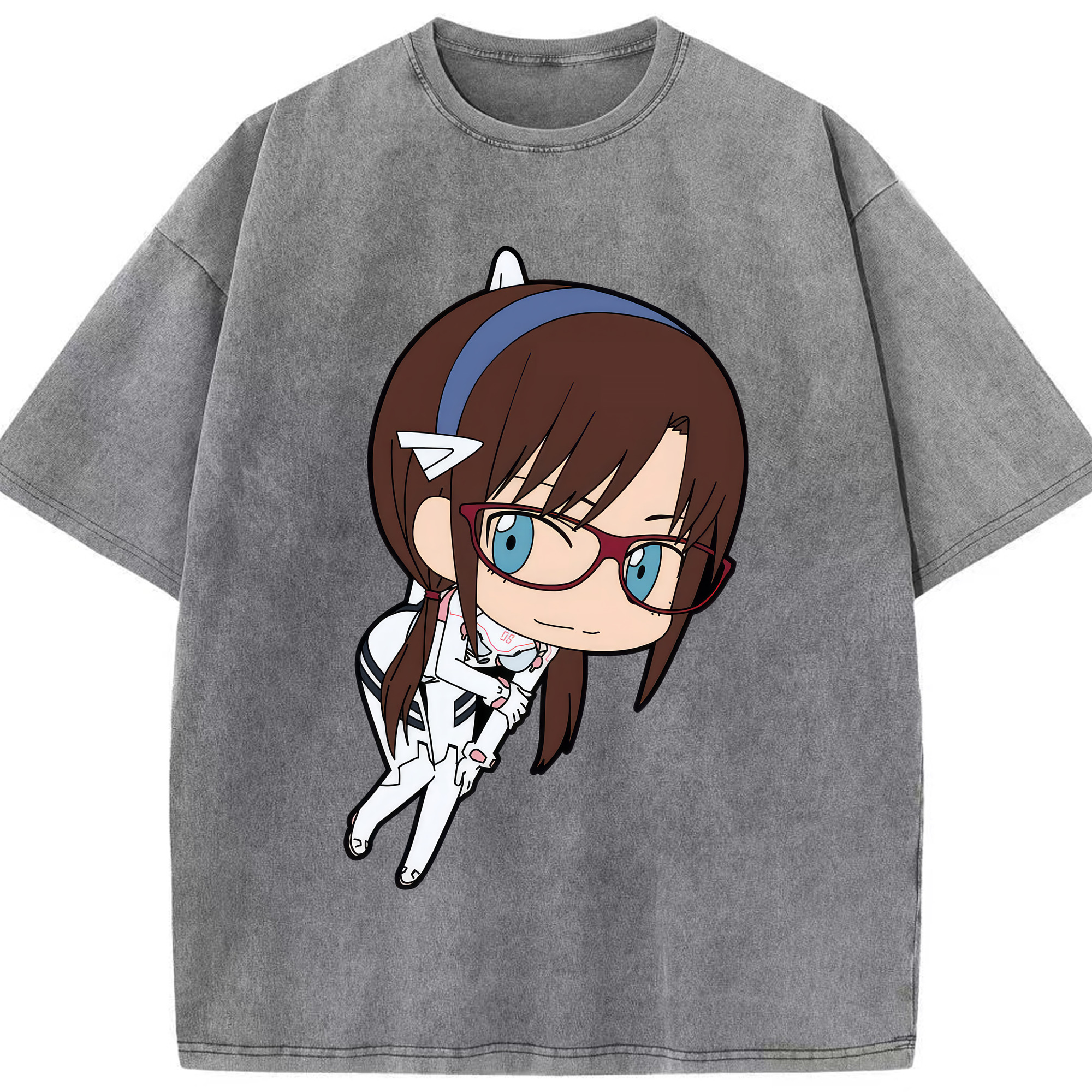 （画像用） EVA 新世紀エヴァンゲリオン 綿100% ヴィンテージ風 半袖Tシャツ（フロントプリント）