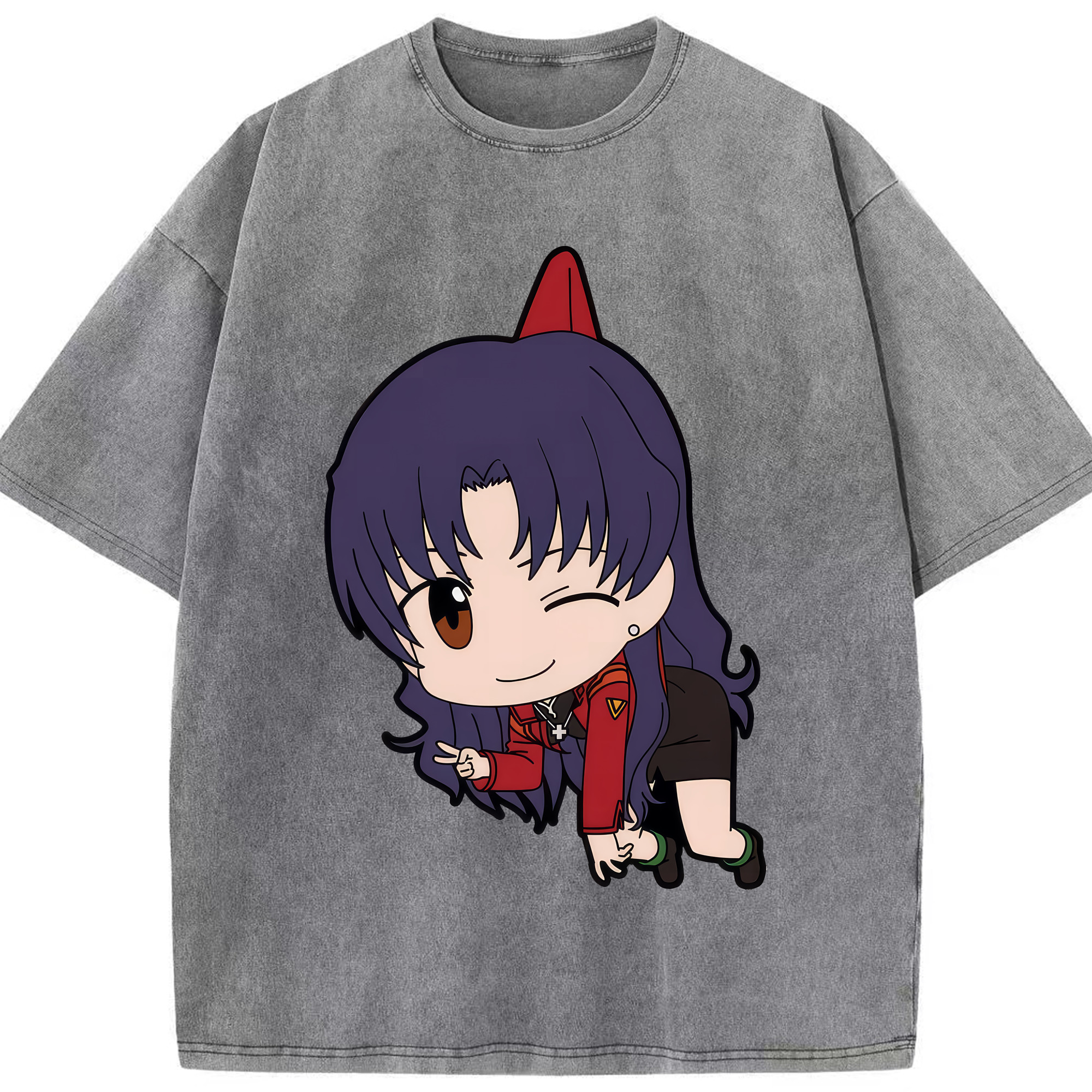 （画像用） EVA 新世紀エヴァンゲリオン 綿100% ヴィンテージ風 半袖Tシャツ（フロントプリント）