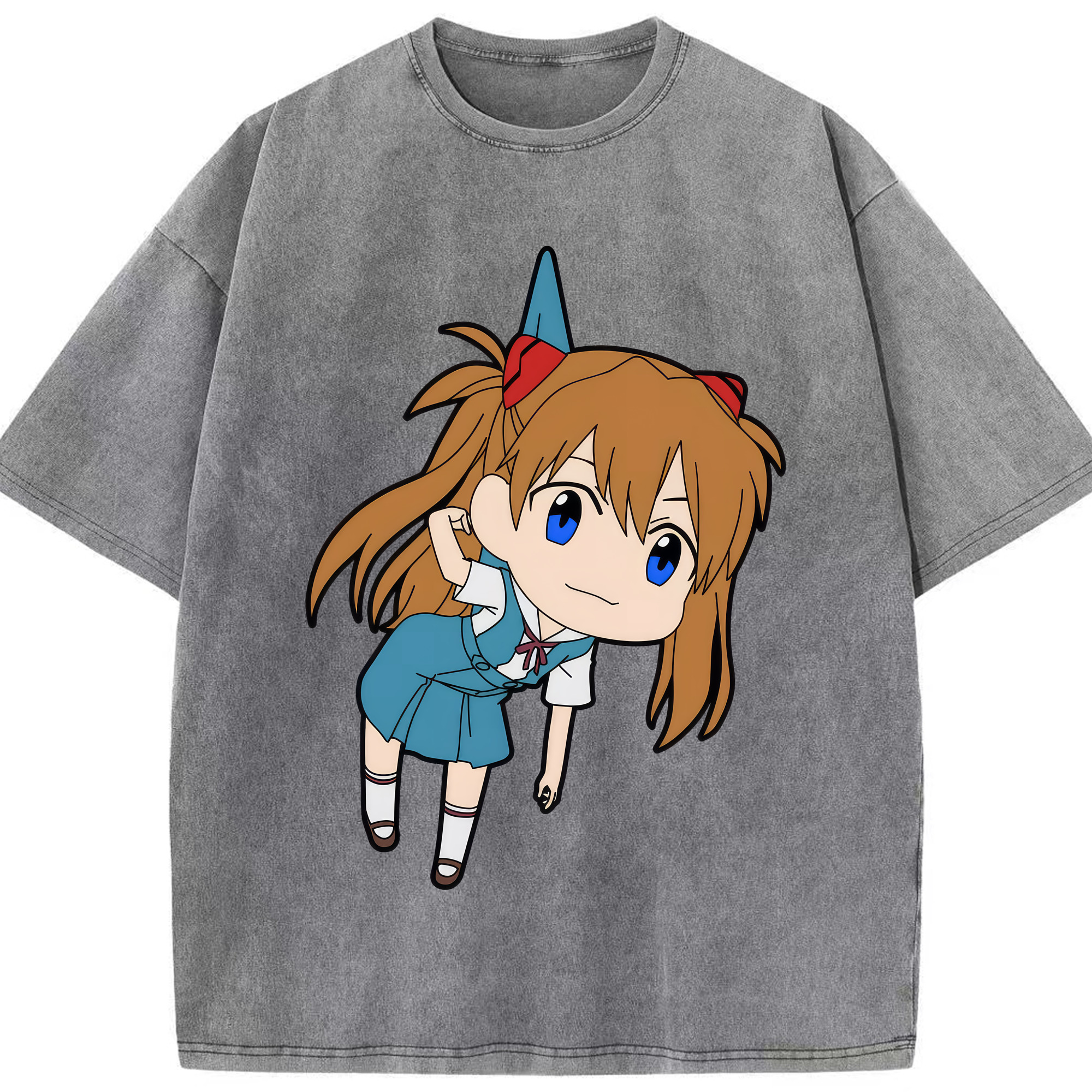 （画像用） EVA 新世紀エヴァンゲリオン 綿100% ヴィンテージ風 半袖Tシャツ（フロントプリント）