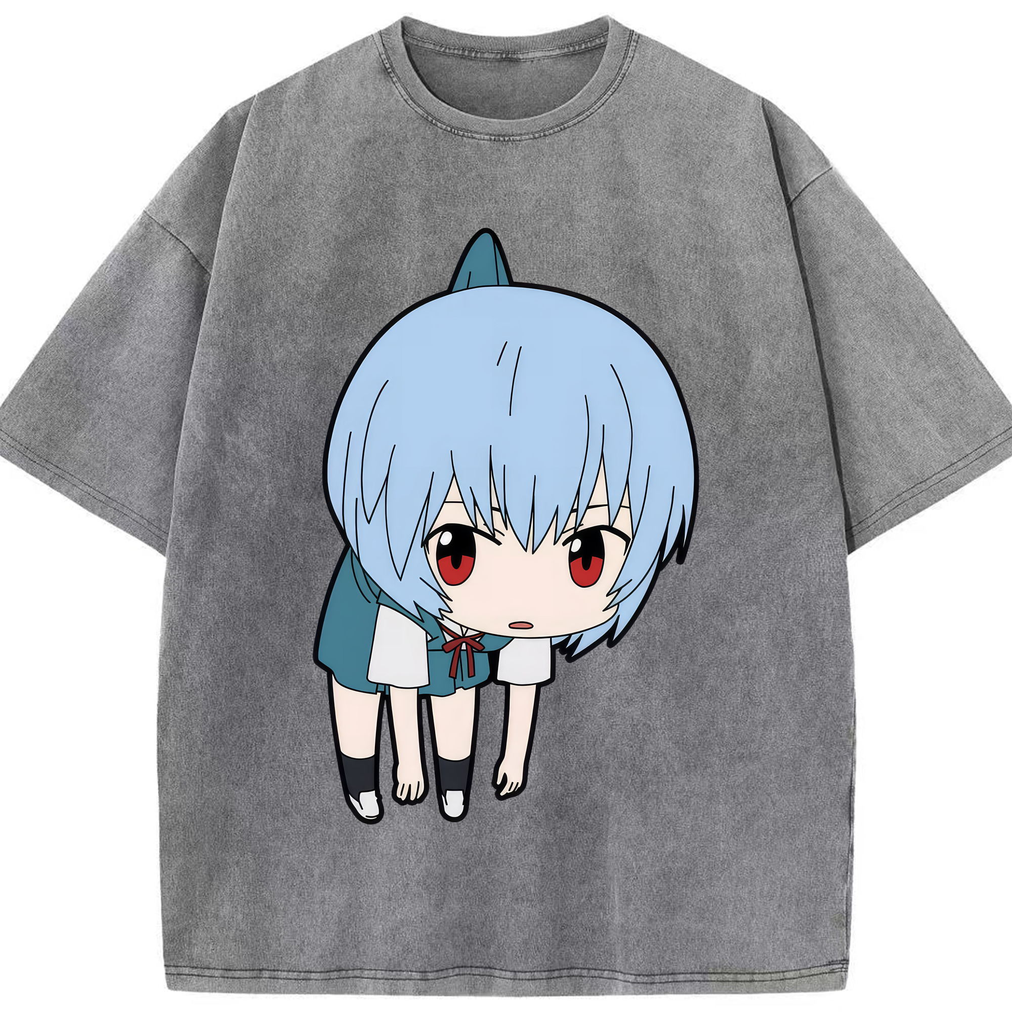 （画像用） EVA 新世紀エヴァンゲリオン 綿100% ヴィンテージ風 半袖Tシャツ（フロントプリント）