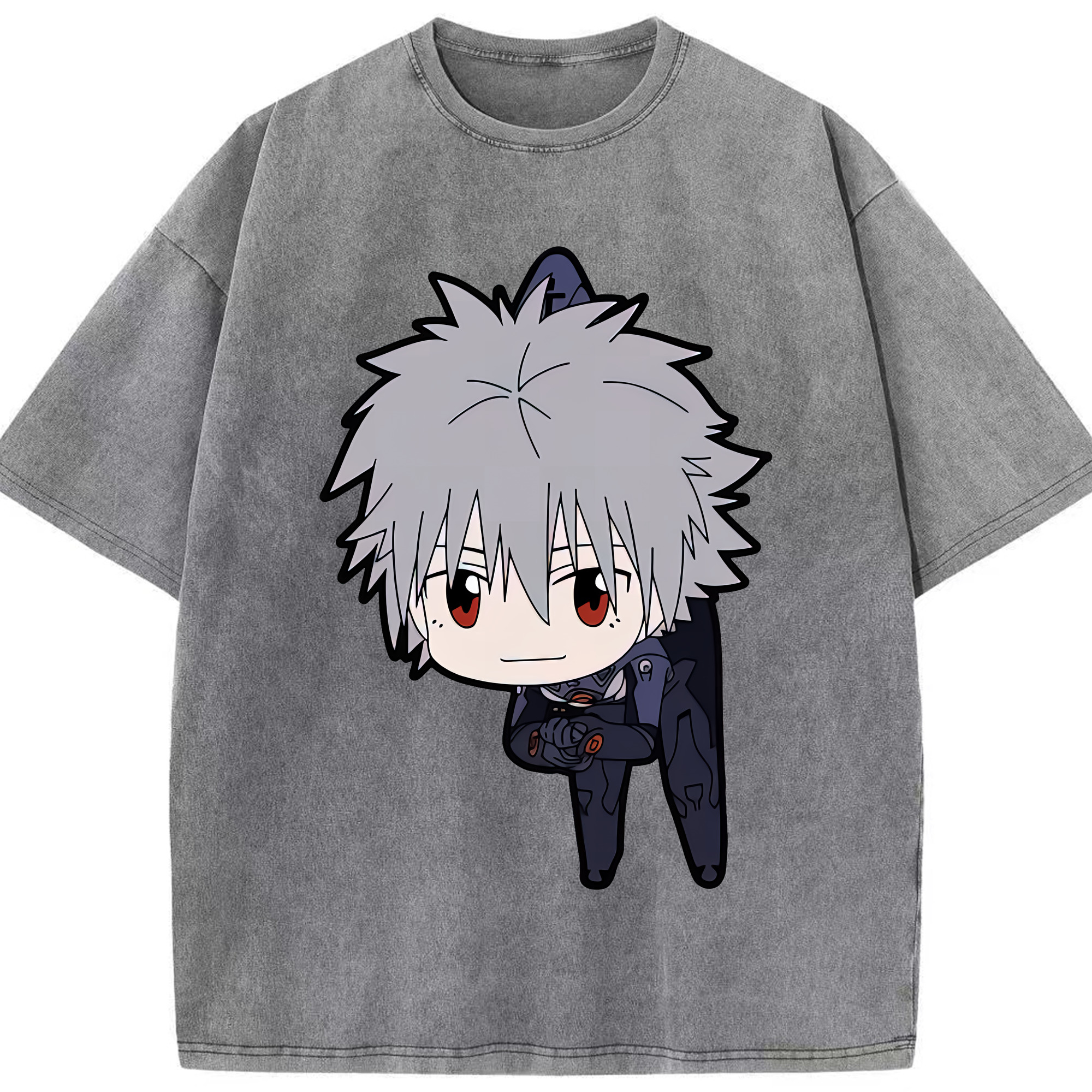 （画像用） EVA 新世紀エヴァンゲリオン 綿100% ヴィンテージ風 半袖Tシャツ（フロントプリント）