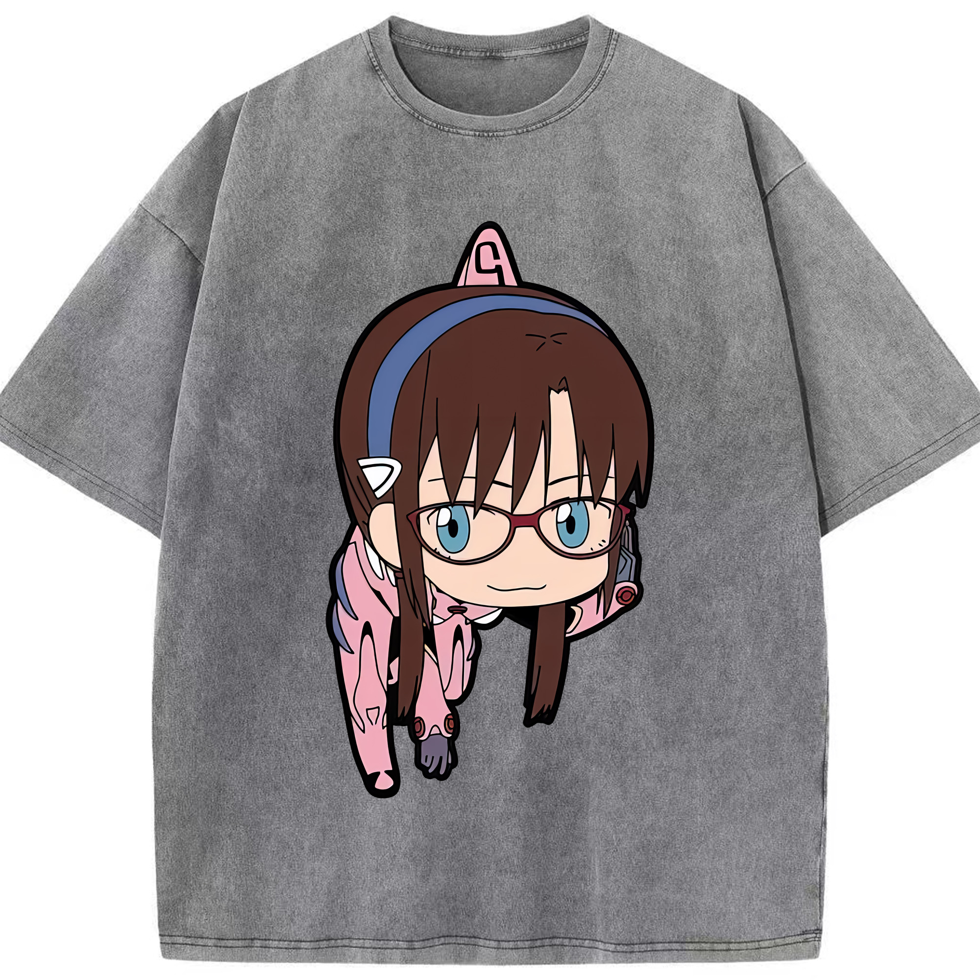 （画像用） EVA 新世紀エヴァンゲリオン 綿100% ヴィンテージ風 半袖Tシャツ（フロントプリント）