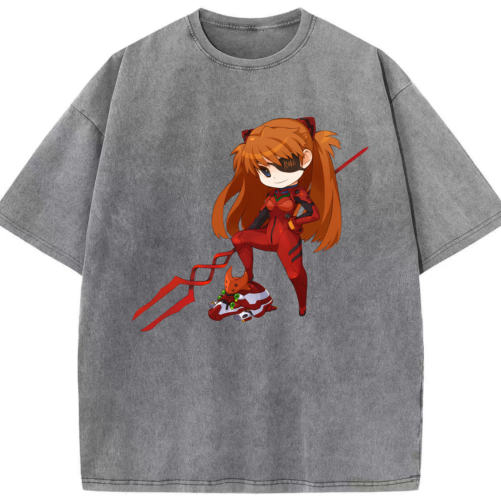 （画像用） EVA 新世紀エヴァンゲリオン 綿100% ヴィンテージ風 半袖Tシャツ（フロントプリント）