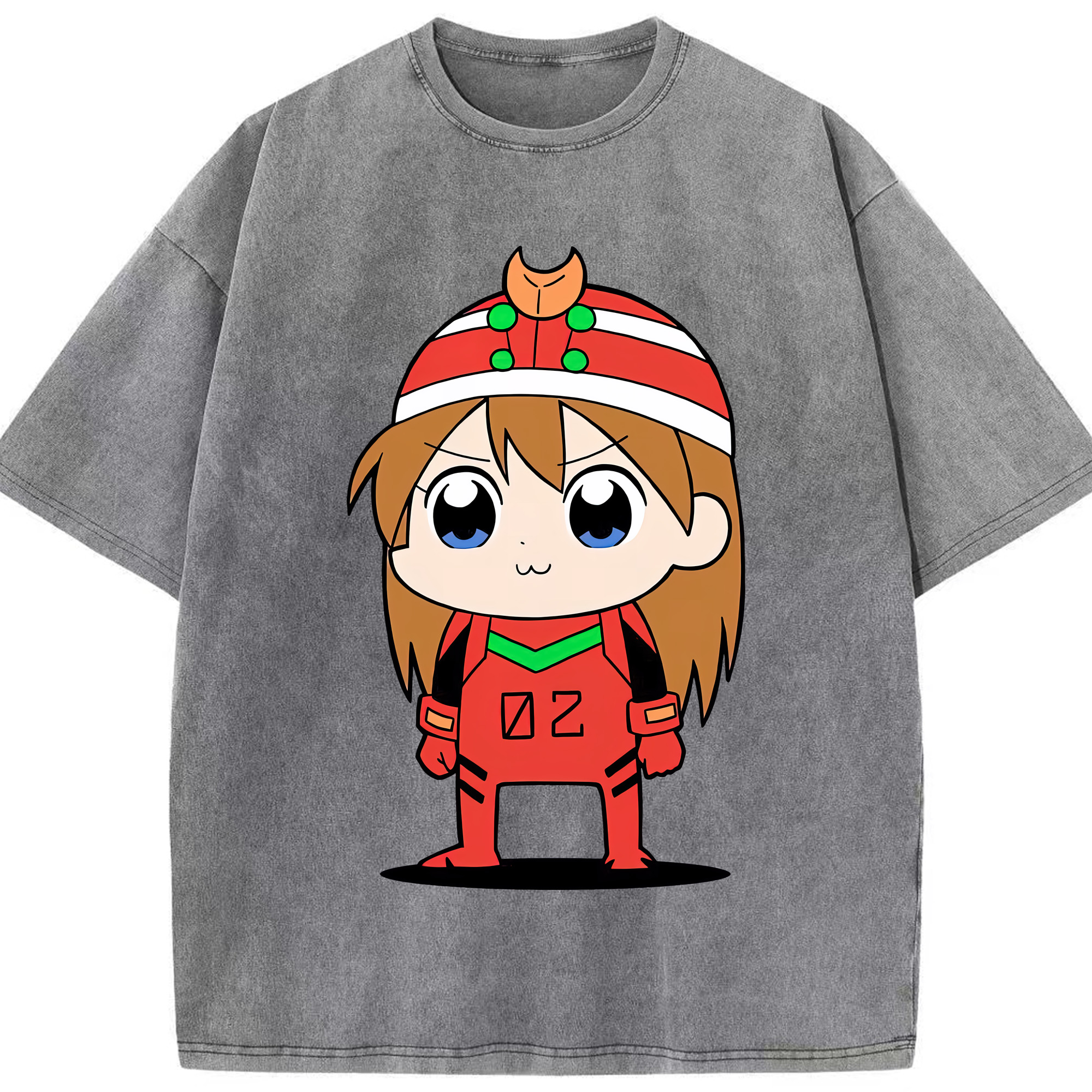 （画像用） EVA 新世紀エヴァンゲリオン 綿100% ヴィンテージ風 半袖Tシャツ（フロントプリント）