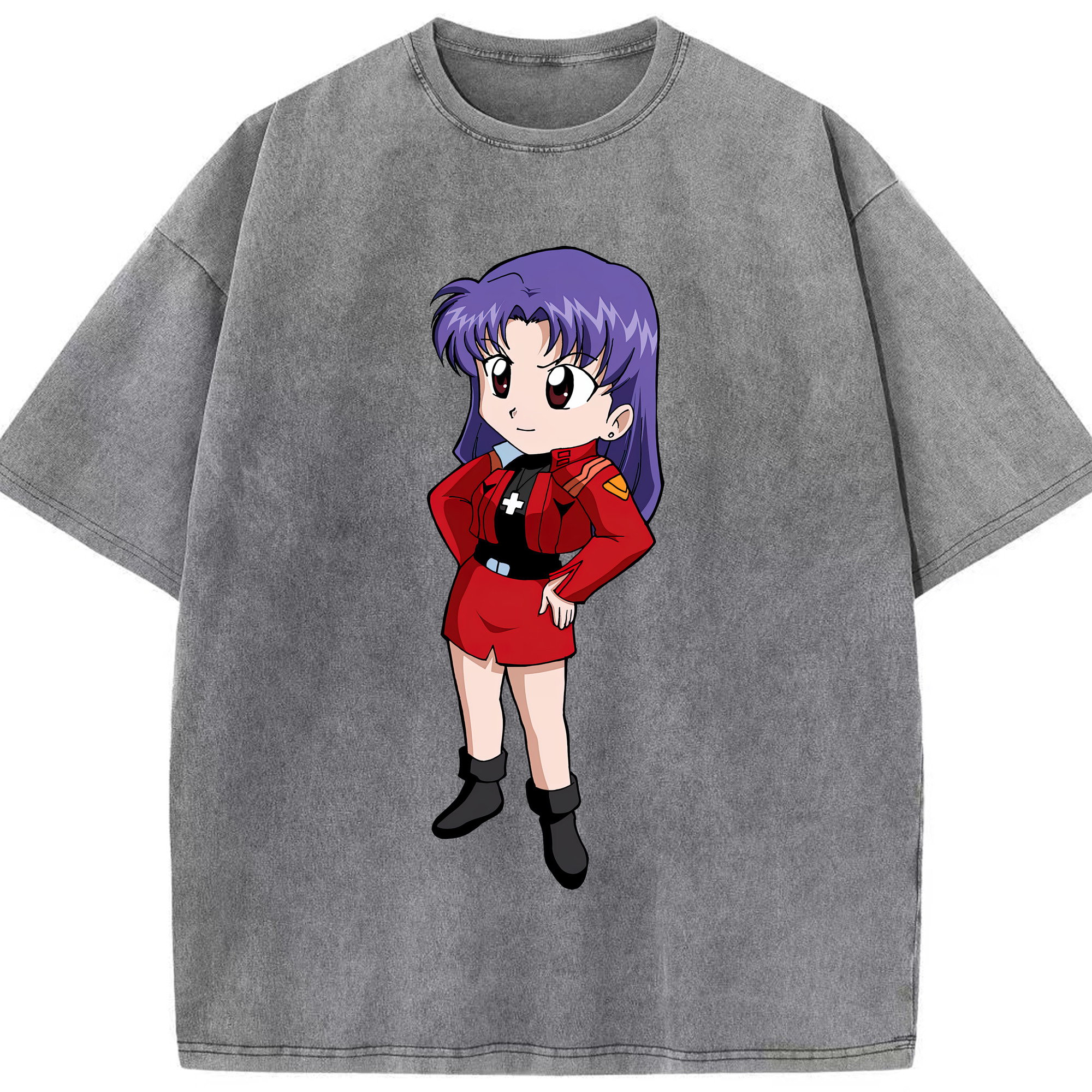 （画像用） EVA 新世紀エヴァンゲリオン 綿100% ヴィンテージ風 半袖Tシャツ（フロントプリント）