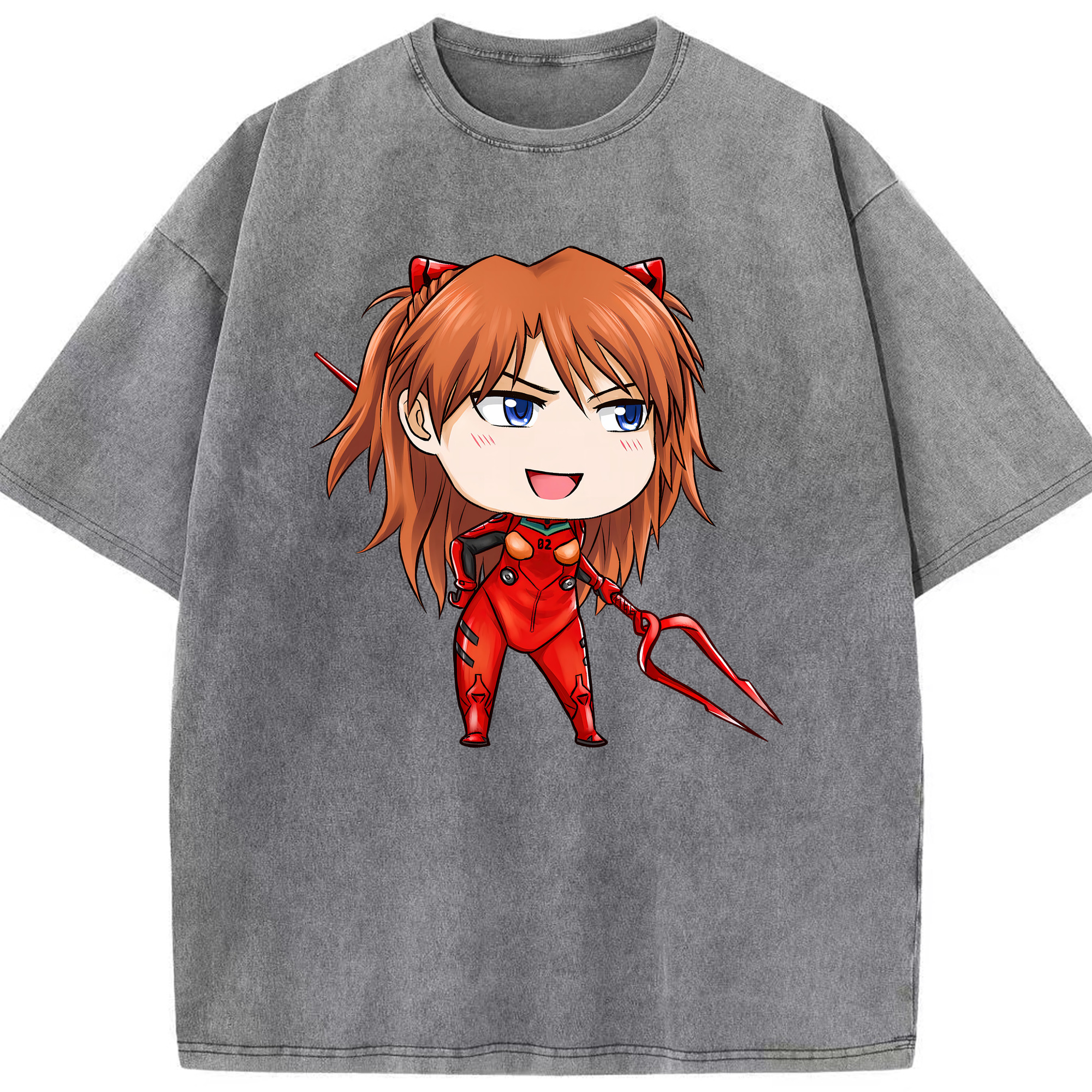 （画像用） EVA 新世紀エヴァンゲリオン 綿100% ヴィンテージ風 半袖Tシャツ（フロントプリント）