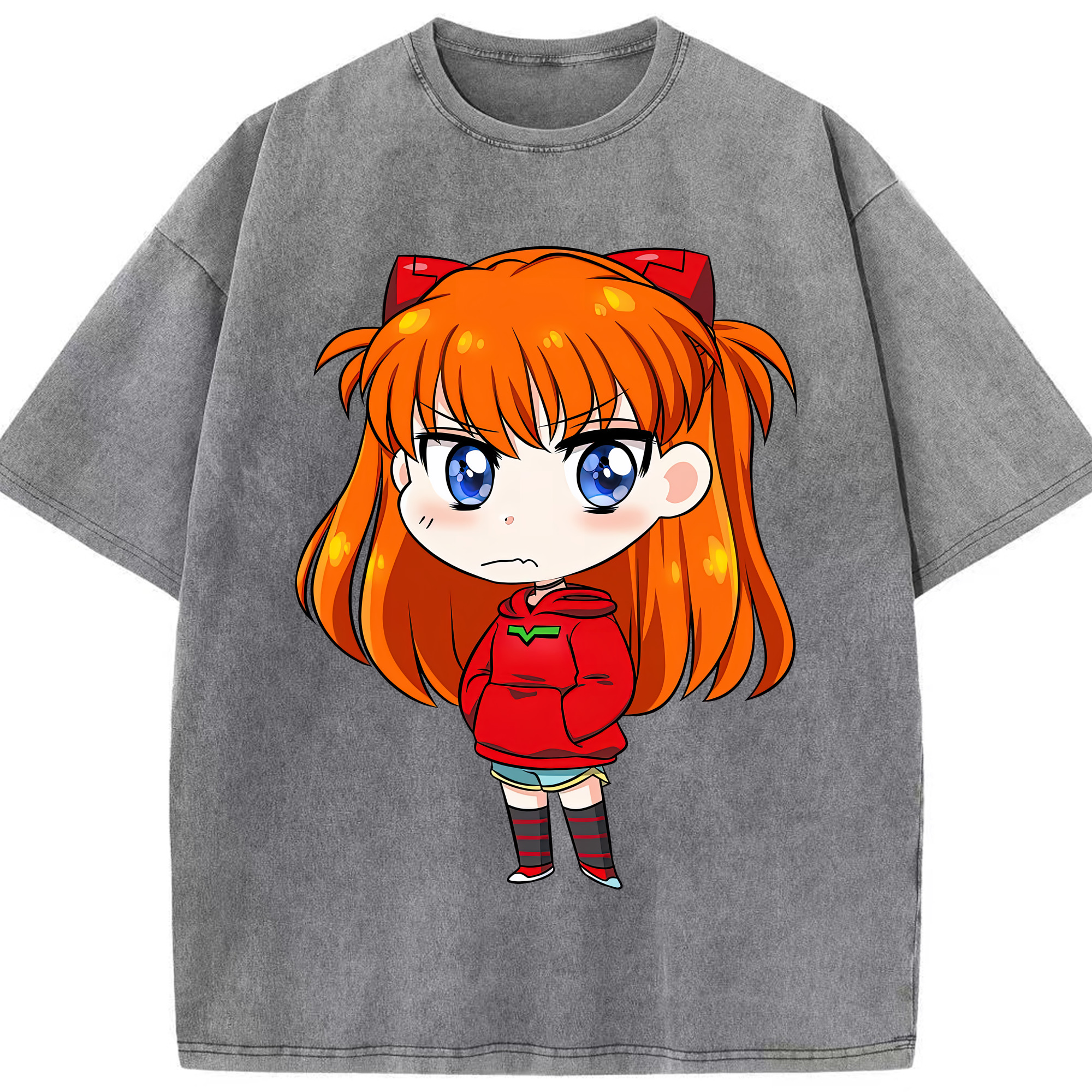 （画像用） EVA 新世紀エヴァンゲリオン 綿100% ヴィンテージ風 半袖Tシャツ（フロントプリント）