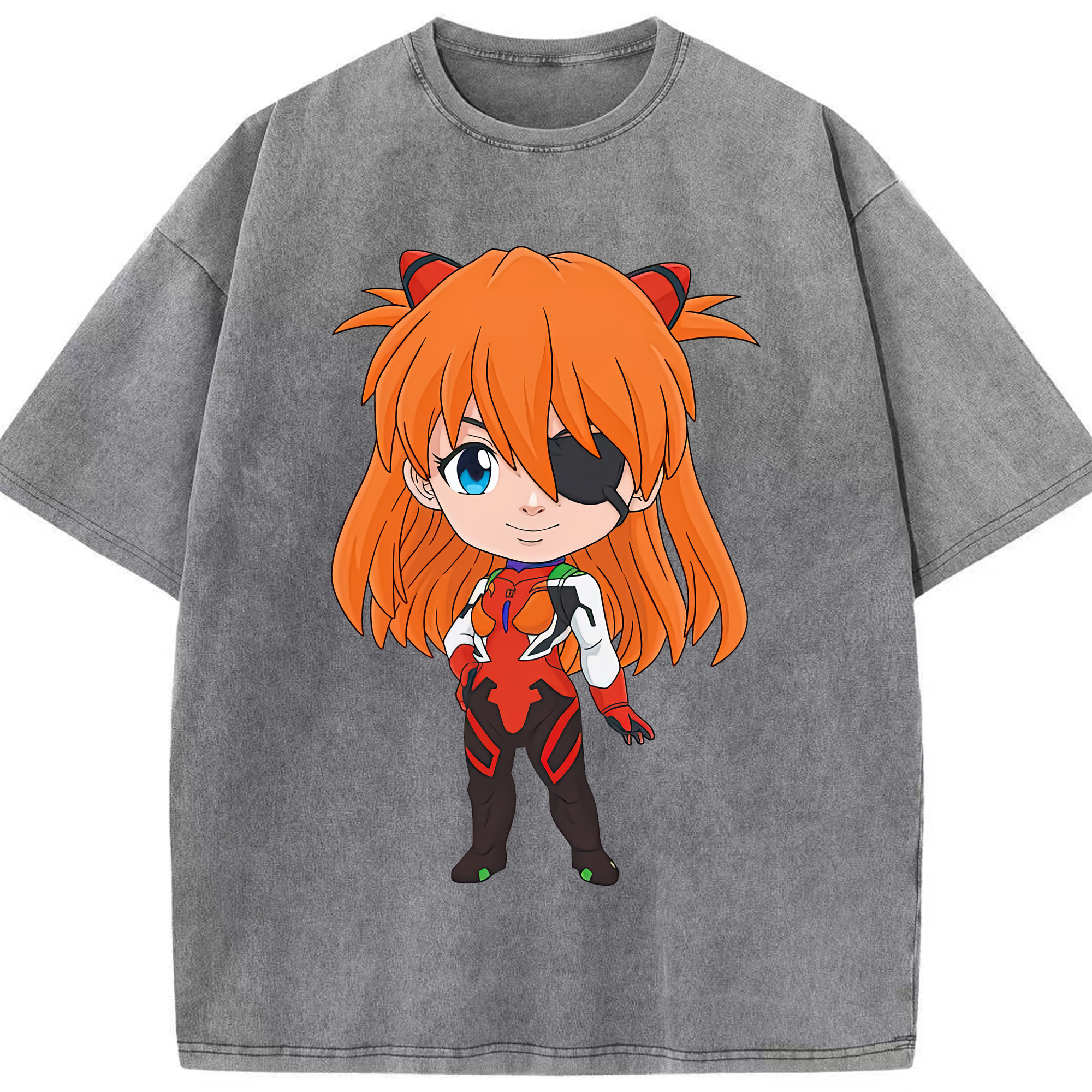 （画像用） EVA 新世紀エヴァンゲリオン 綿100% ヴィンテージ風 半袖Tシャツ（フロントプリント）