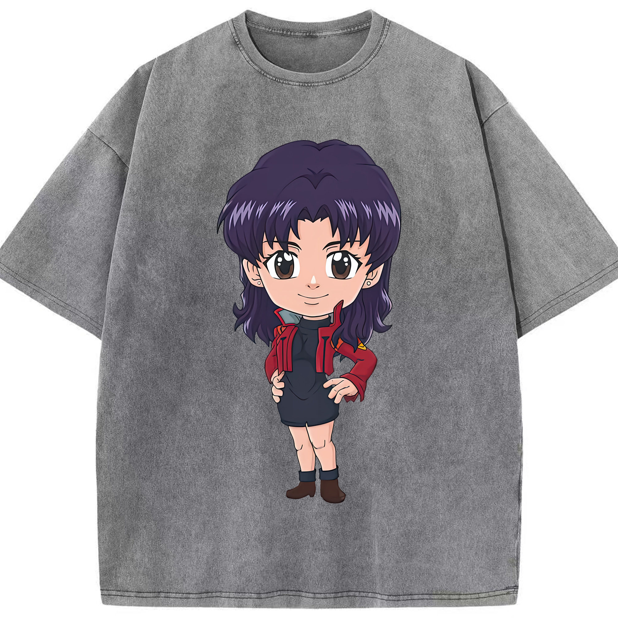 （画像用） EVA 新世紀エヴァンゲリオン 綿100% ヴィンテージ風 半袖Tシャツ（フロントプリント）