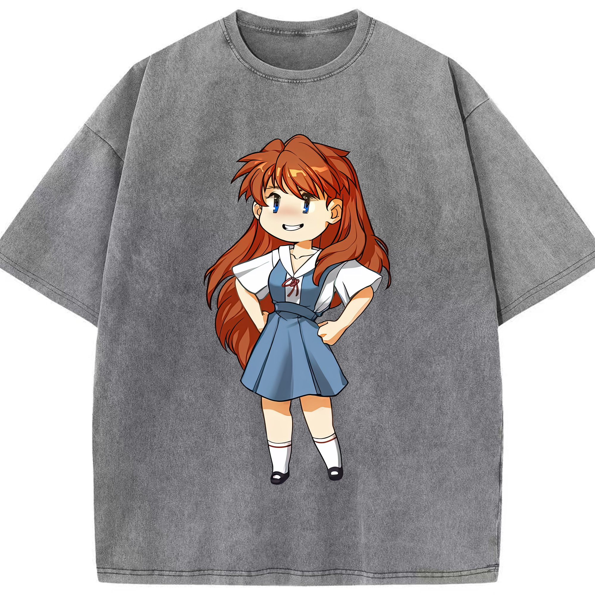（画像用） EVA 新世紀エヴァンゲリオン 綿100% ヴィンテージ風 半袖Tシャツ（フロントプリント）