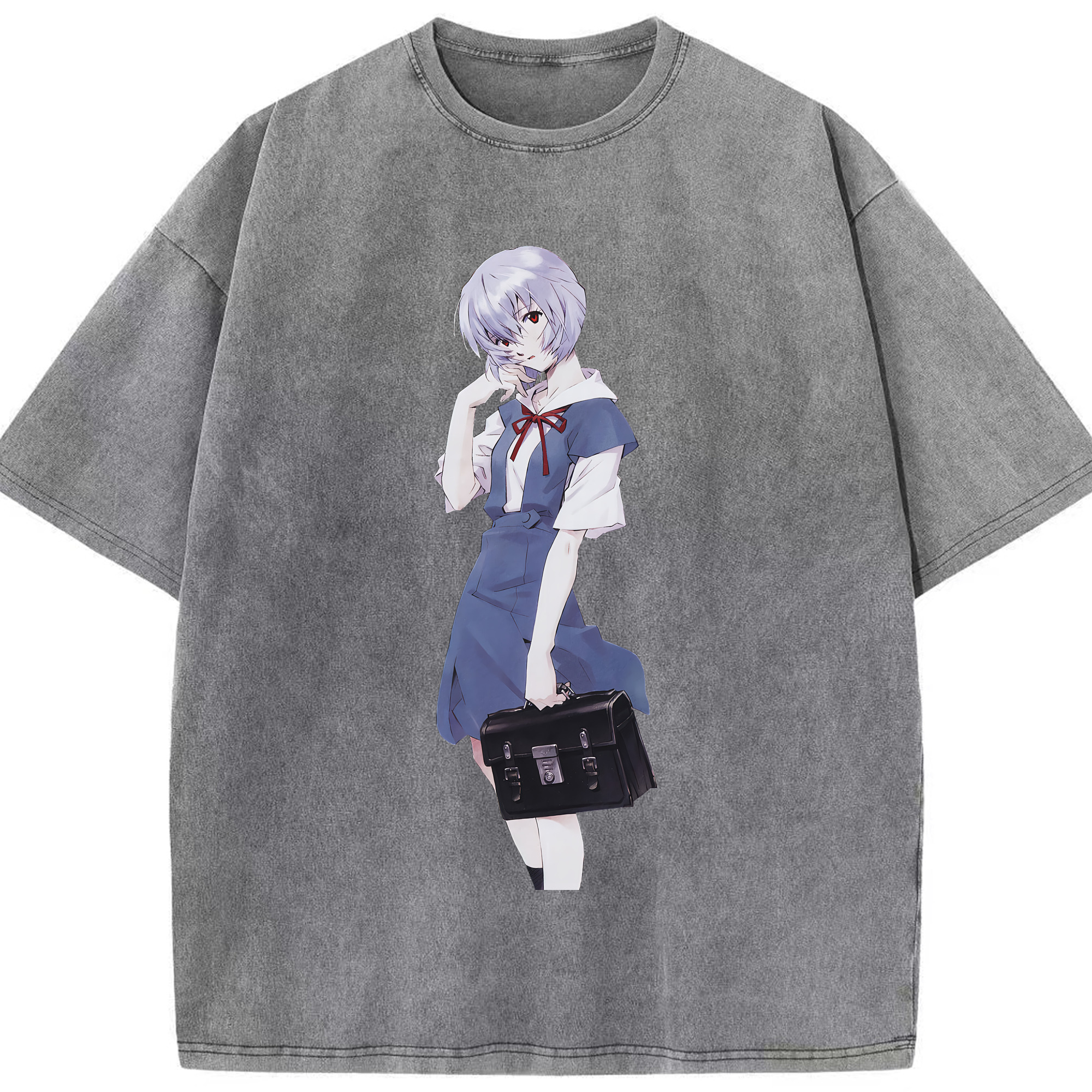 （画像用） EVA 新世紀エヴァンゲリオン 綿100% ヴィンテージ風 半袖Tシャツ（フロントプリント）