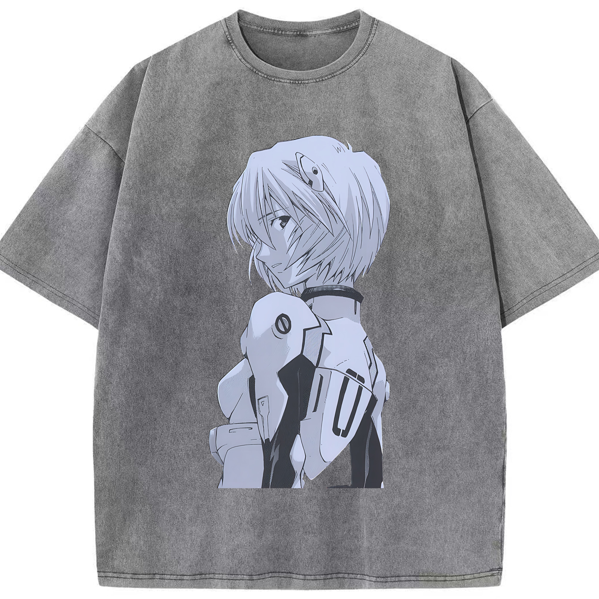 （画像用） EVA 新世紀エヴァンゲリオン 綿100% ヴィンテージ風 半袖Tシャツ（フロントプリント）