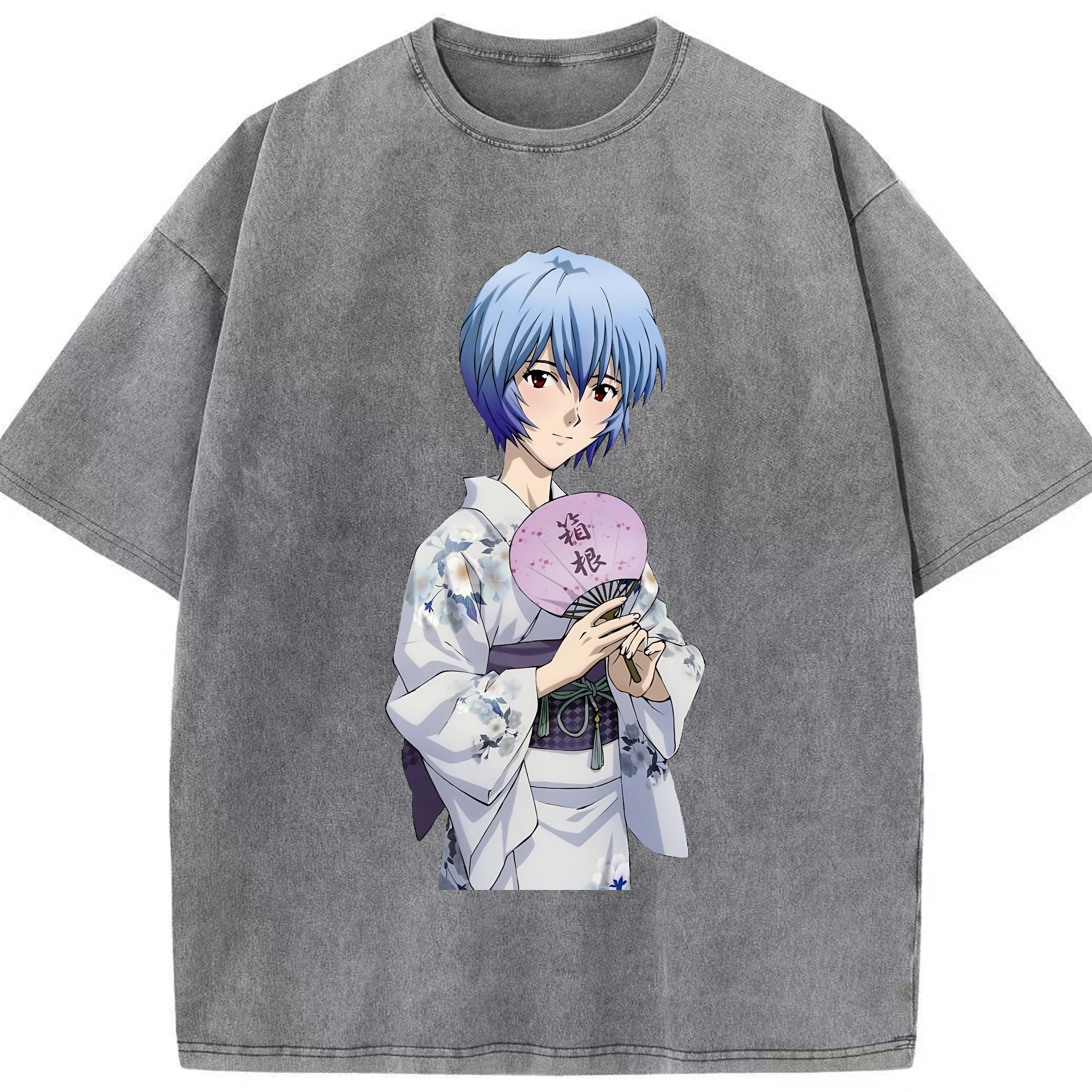 （画像用） EVA 新世紀エヴァンゲリオン 綿100% ヴィンテージ風 半袖Tシャツ（フロントプリント）