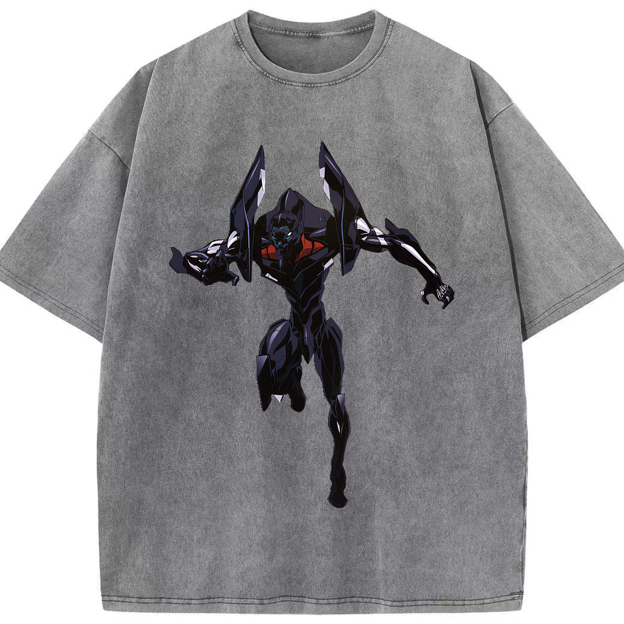 （画像用） EVA 新世紀エヴァンゲリオン 綿100% ヴィンテージ風 半袖Tシャツ（フロントプリント）