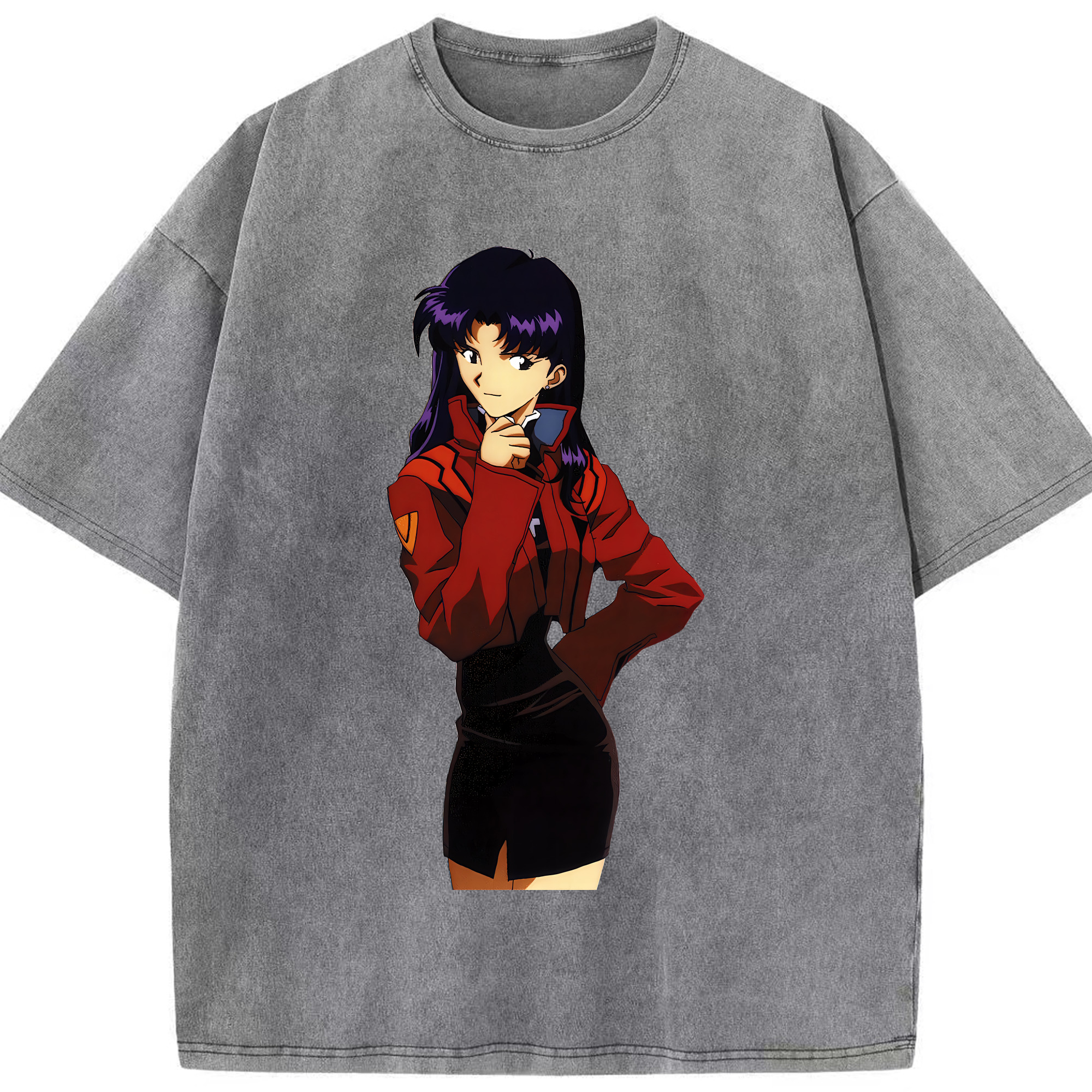 （画像用） EVA 新世紀エヴァンゲリオン 綿100% ヴィンテージ風 半袖Tシャツ（フロントプリント）