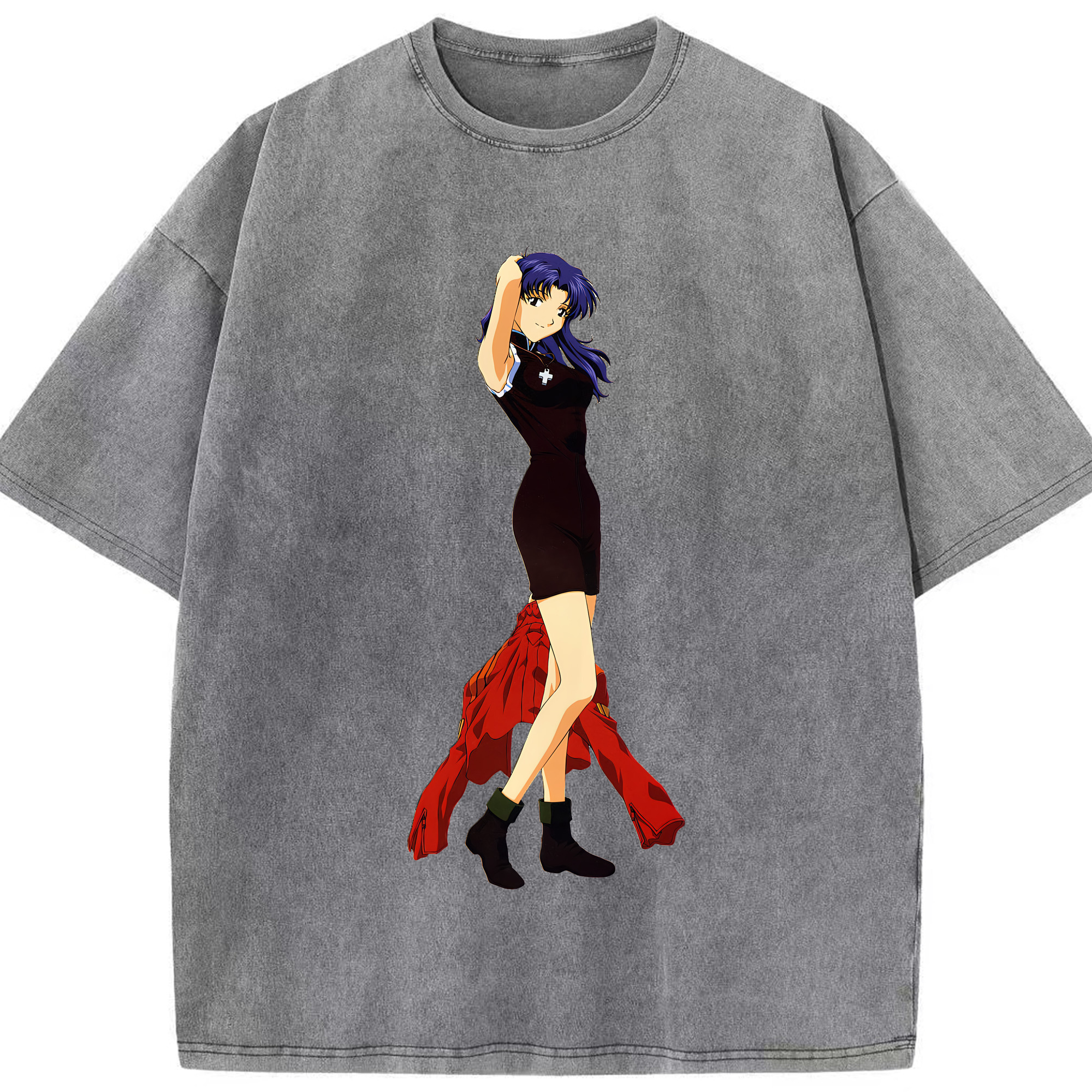 （画像用） EVA 新世紀エヴァンゲリオン 綿100% ヴィンテージ風 半袖Tシャツ（フロントプリント）