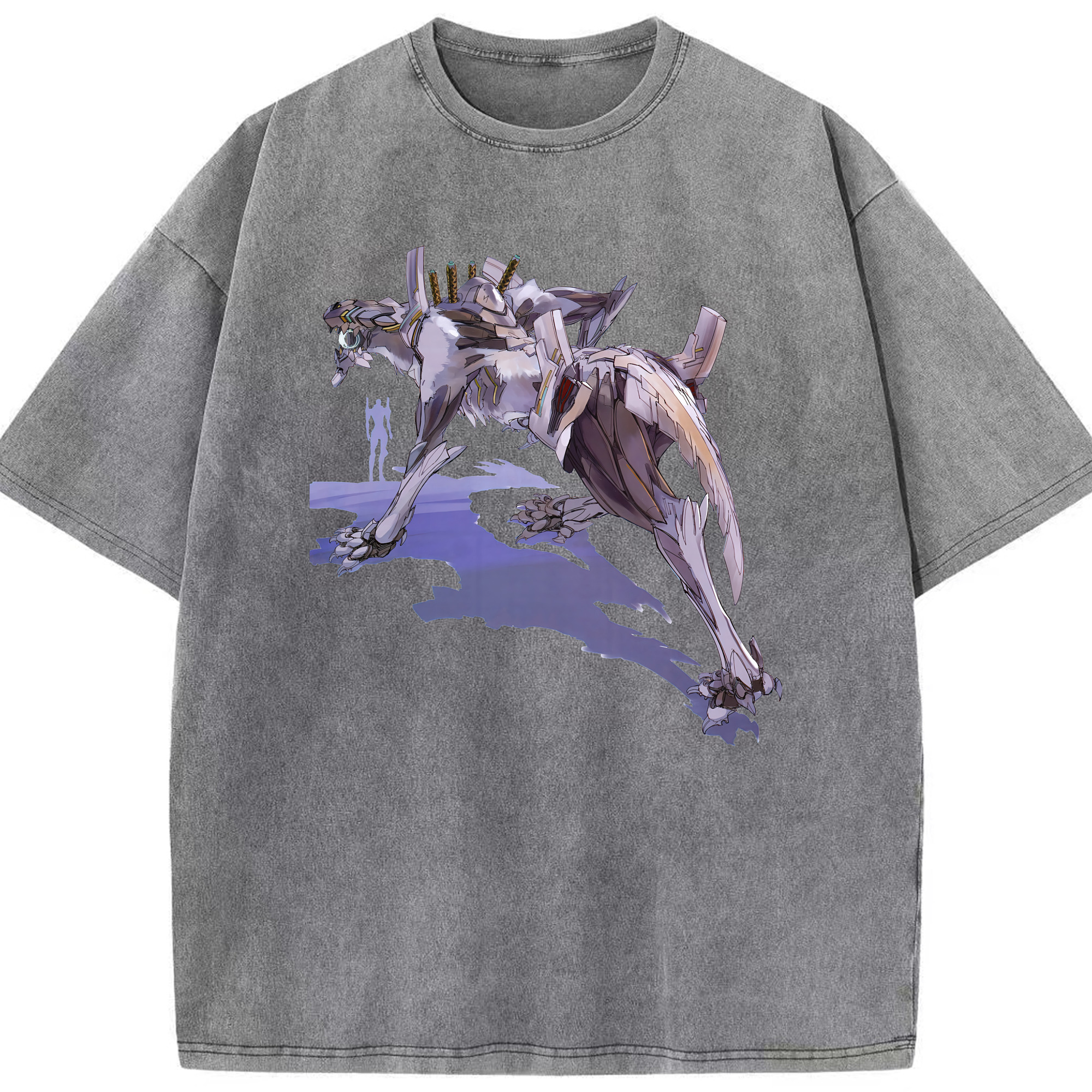 （画像用） EVA 新世紀エヴァンゲリオン 綿100% ヴィンテージ風 半袖Tシャツ（フロントプリント）
