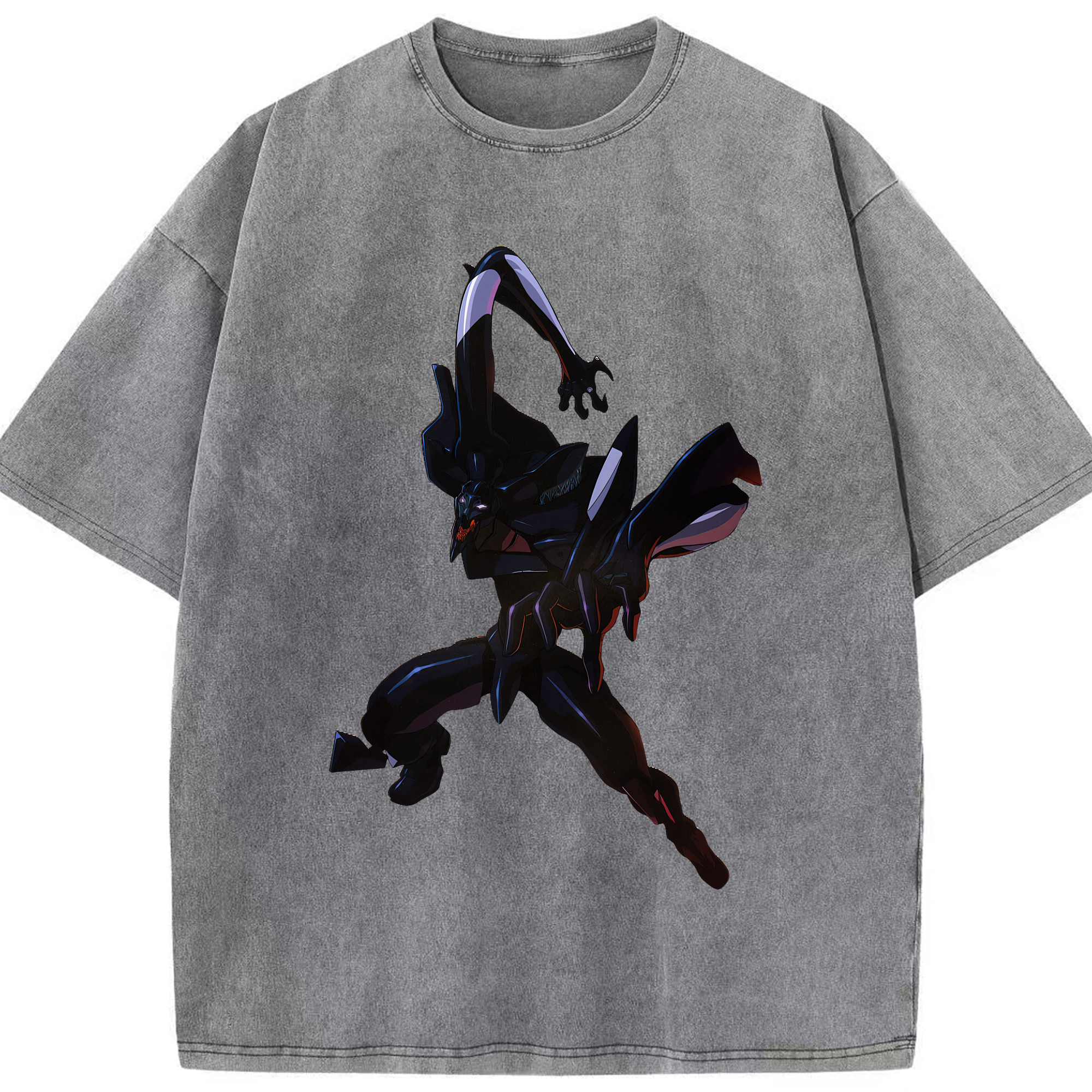 （画像用） EVA 新世紀エヴァンゲリオン 綿100% ヴィンテージ風 半袖Tシャツ（フロントプリント）